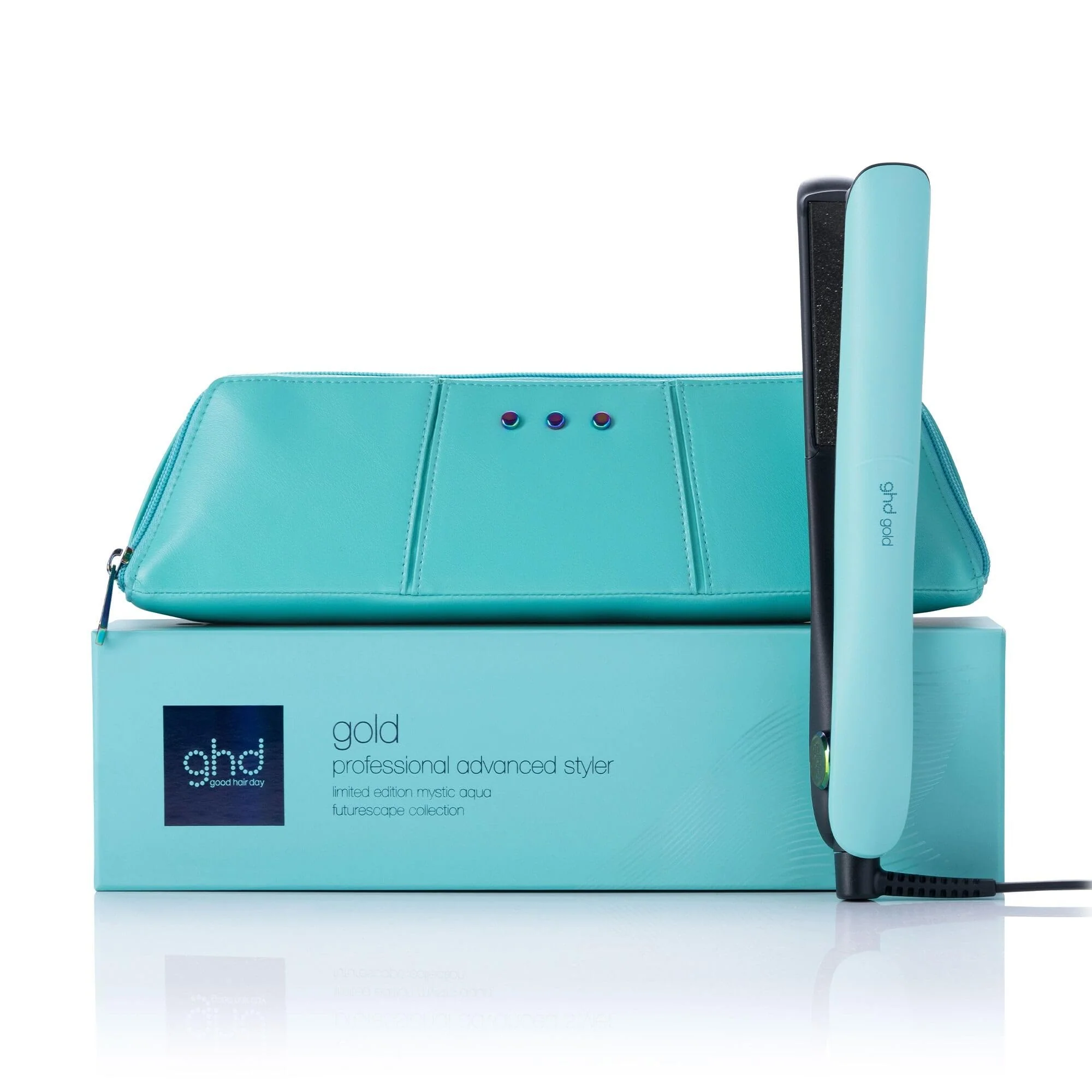 ghd Gold Haarglätter & Styler - Limited Edition Futurescape Collection in Mystic Aqua