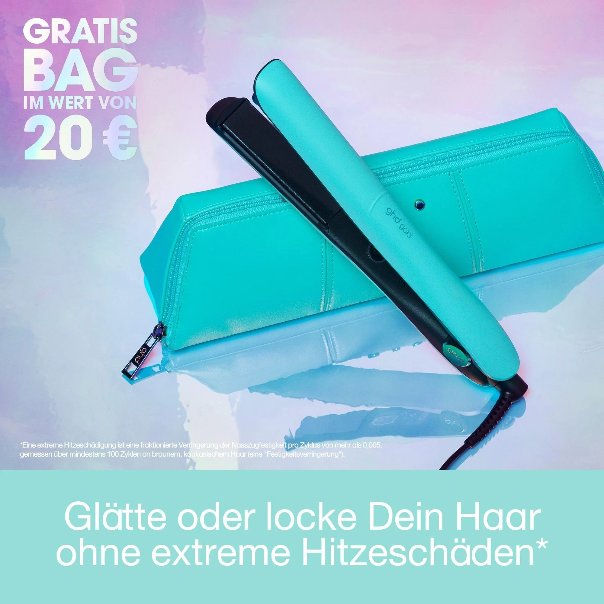 ghd Gold Haarglätter & Styler - Limited Edition Futurescape Collection in Mystic Aqua - Image 6