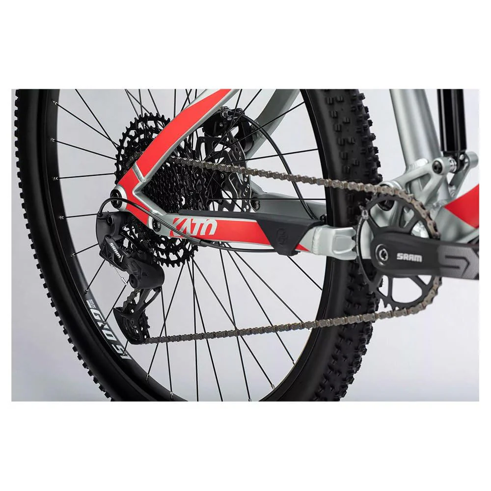 Ghost Kato Fully Mountainbike (29" | grau/rot) - Image 3