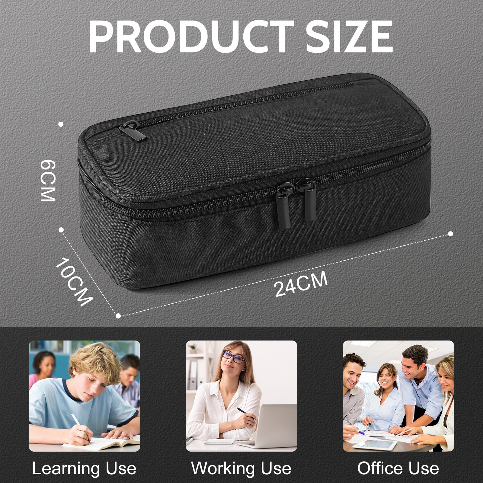 Gigmeta Federmäppchen Federtaschen Mäppchen Etui Stifte 5 Fach, Großer Vorrat Federmäppchen Große Größe Pencil Case Teenagerfeder Mäppchen Unisex - Image 6
