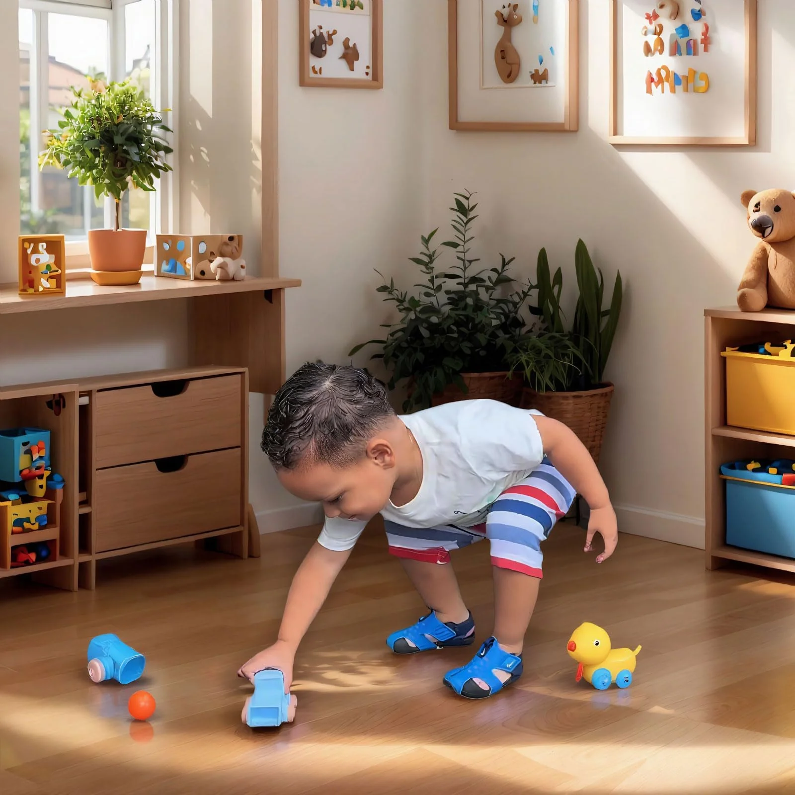 Ginbear Silikon-Spielzeugautos für Babys | Ab 9 Monaten | Weiches Krabbelfahrzeug-Set (12-18 Monate) | Ungiftiges Spielzeug für Kleinkinder 1-3 Jahre | BPA-frei, Lebensmittelecht (Bagger + Bulldozer) - Image 3