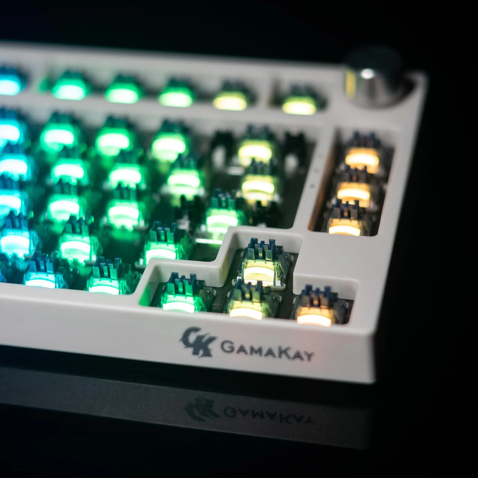 GK GAMAKAY Tactile Silent-Schalter mit LED Diffuser für Mechanischer Tastatur, 3 Pin Pre-lubed Switches MX Tastenschalter für Gaming Keyboard DIY Kit (Pegasus V2 Switch-70Pcs) - Image 4