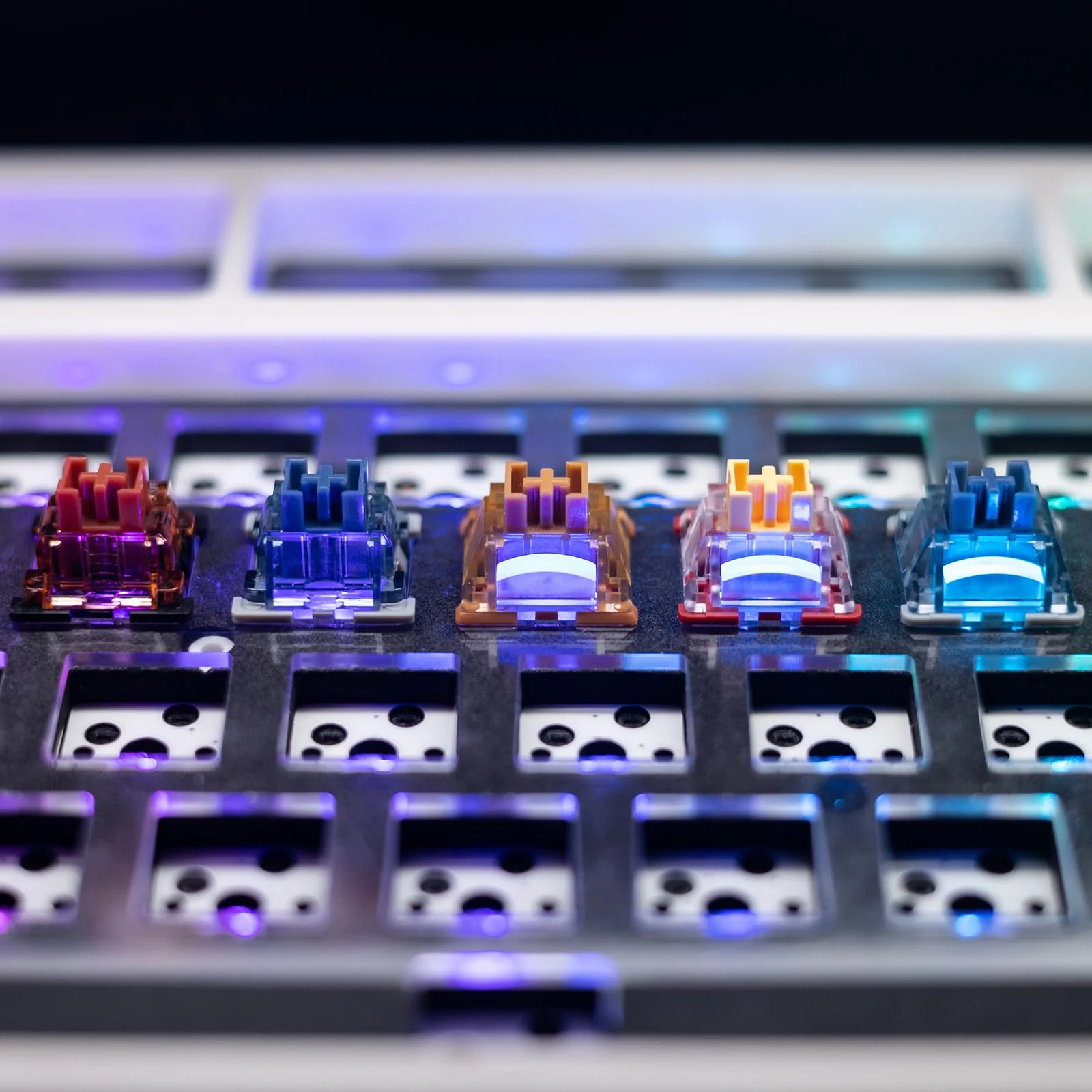 GK GAMAKAY Tactile Silent-Schalter mit LED Diffuser für Mechanischer Tastatur, 3 Pin Pre-lubed Switches MX Tastenschalter für Gaming Keyboard DIY Kit (Pegasus V2 Switch-70Pcs) - Image 6