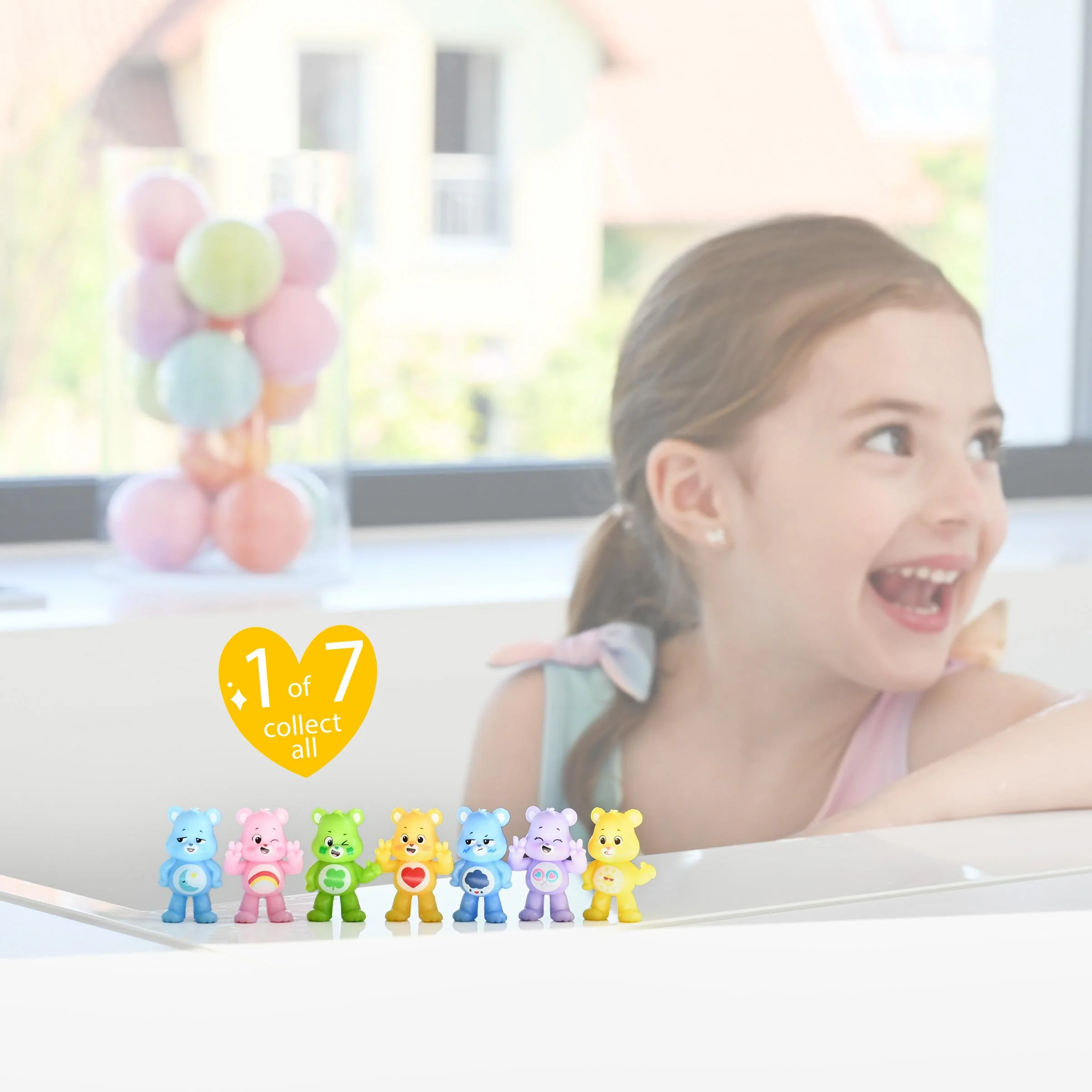 Glibbi Care Bears Surprise, Glücksbärchi Badebombe in 1 von 4 Farben, mit Überraschungsfigur, Sammelfigur, 100g, ab 3 Jahren - Image 5