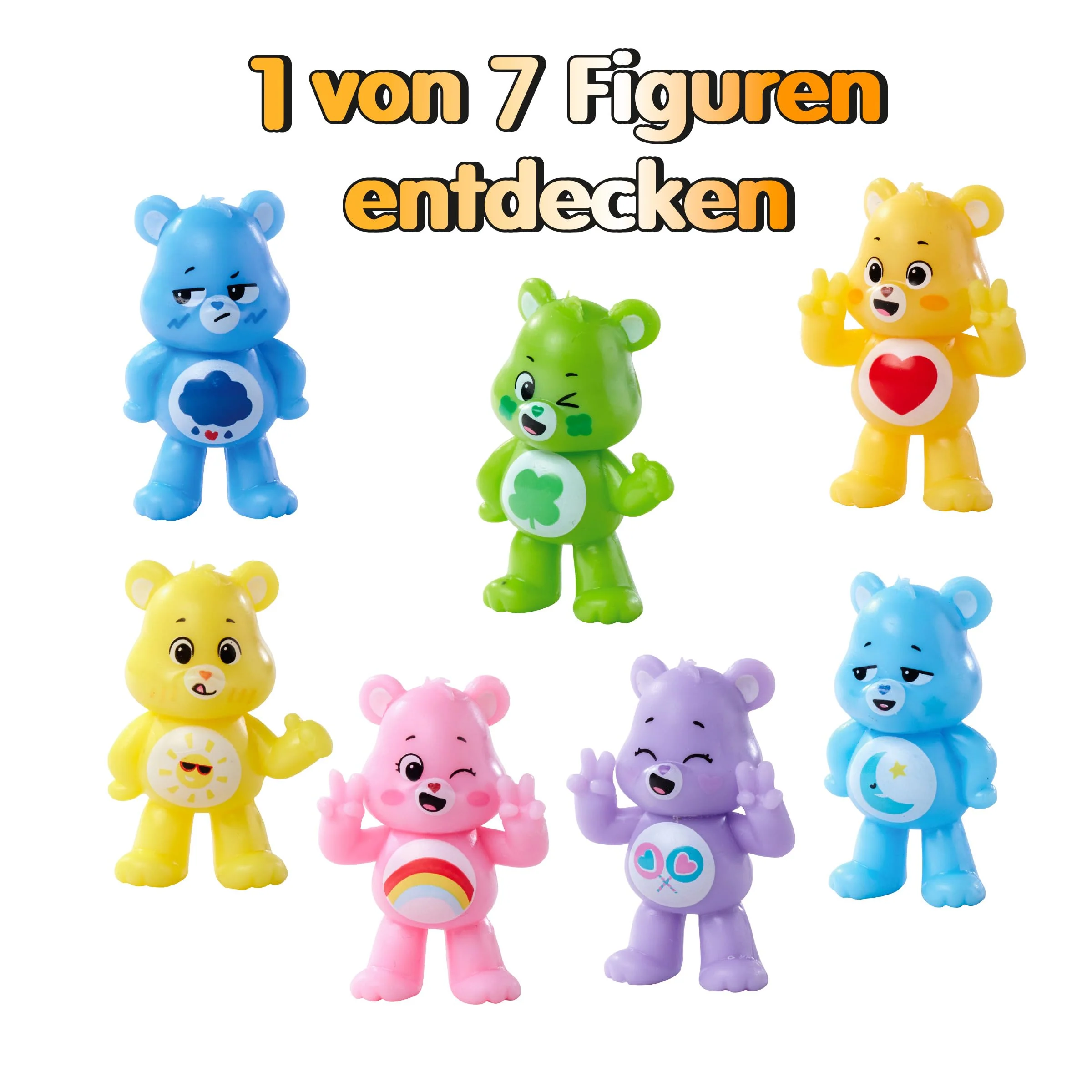 Glibbi Care Bears Surprise, Glücksbärchi Badebombe in 1 von 4 Farben, mit Überraschungsfigur, Sammelfigur, 100g, ab 3 Jahren - Image 7