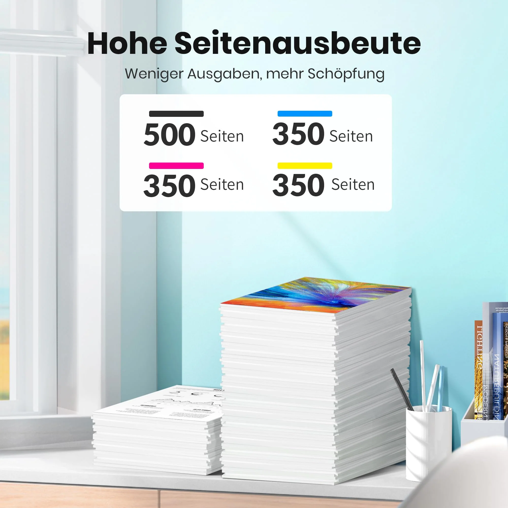 Glliter 604XL Patronen für Epson 604 Patronen für Epson 604 XL für Epson XP 3200 Druckerpatronen Kompatibel mit Epson Expression Home XP 4200 XP-2205 XP-3205 XP-4205 Workforce WF-2930 WF-2935 - Image 2