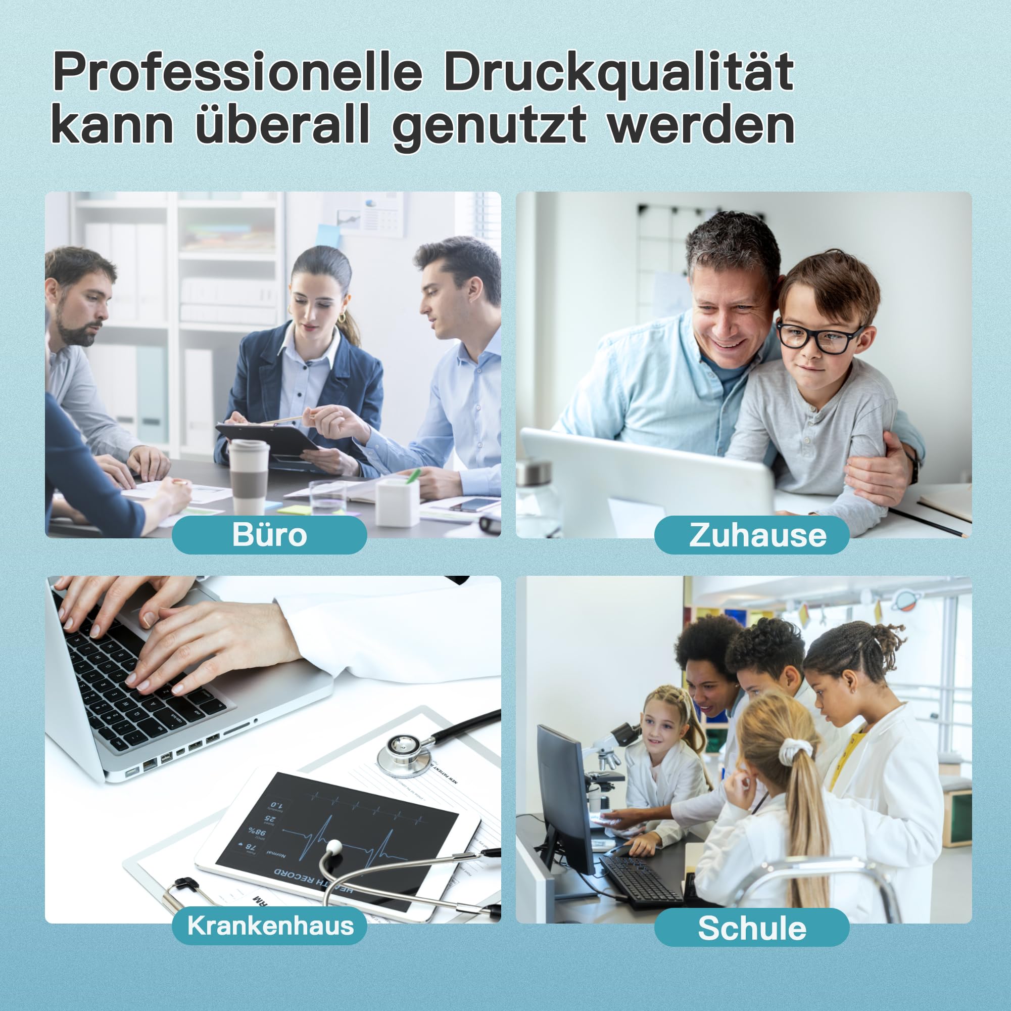 Glliter 953XL Druckerpatronen für HP 953 XL 953XL Multipack Kompatibel für HP Officejet Pro 7720 8710 8715 8720 8730 7740 7720 8210 8716 8719 7730 8218 8718 8725 8728 8740 Drucker (‎‎‎‎‎‎‎4er-Pack) - Image 4
