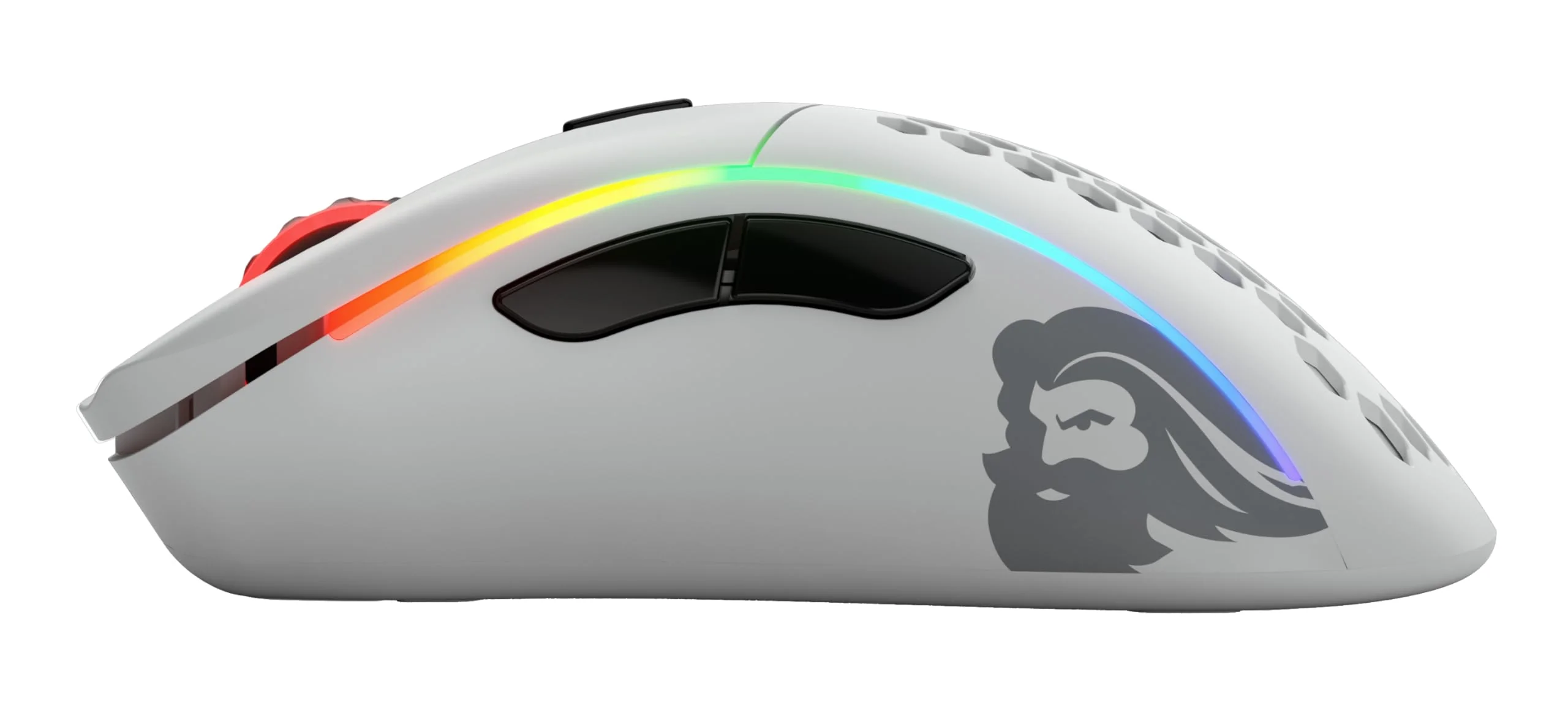 Glorious Gaming Model D Wireless Gaming Mouse – Superleichte 69 g, verzögerungsfreier 2,4-GHz-Funk, bis zu 71 Stunden Akku, RGB-Beleuchtung, BAMF-Sensor, ergonomisch, 6 Tasten – Mattweiß - Image 6