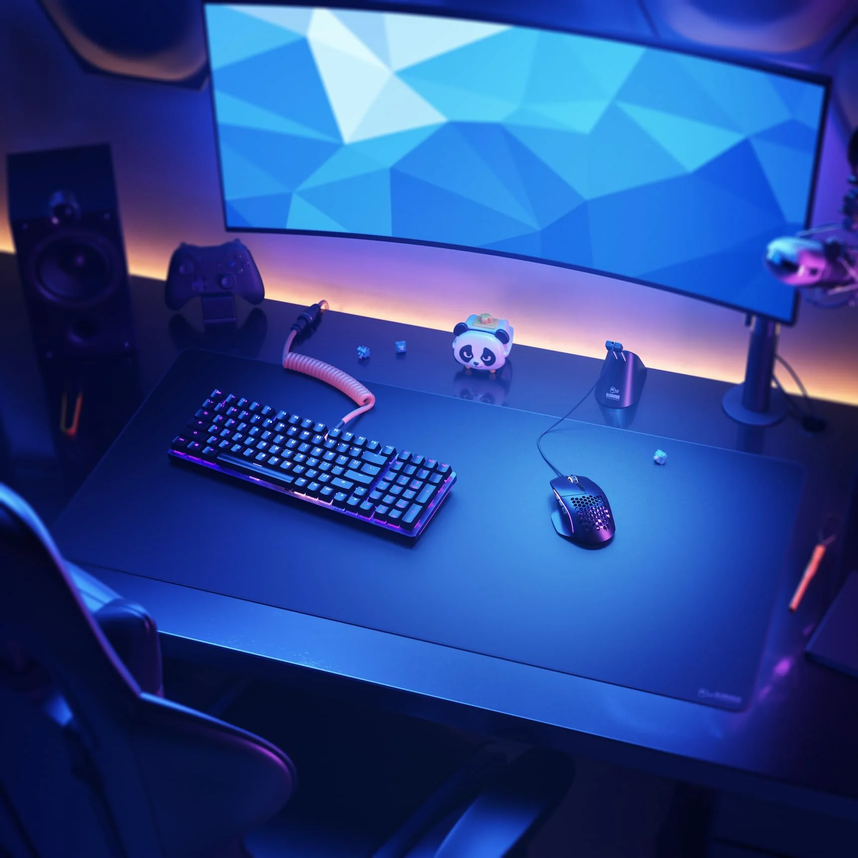 Glorious Gaming Model I Wired Gaming Mouse – superleichte 69 g, 2 tauschbare Tasten, RGB, PTFE-Füße, 9 programmierbare Tasten, seitliche Daumenablage – Schwarz - Image 7