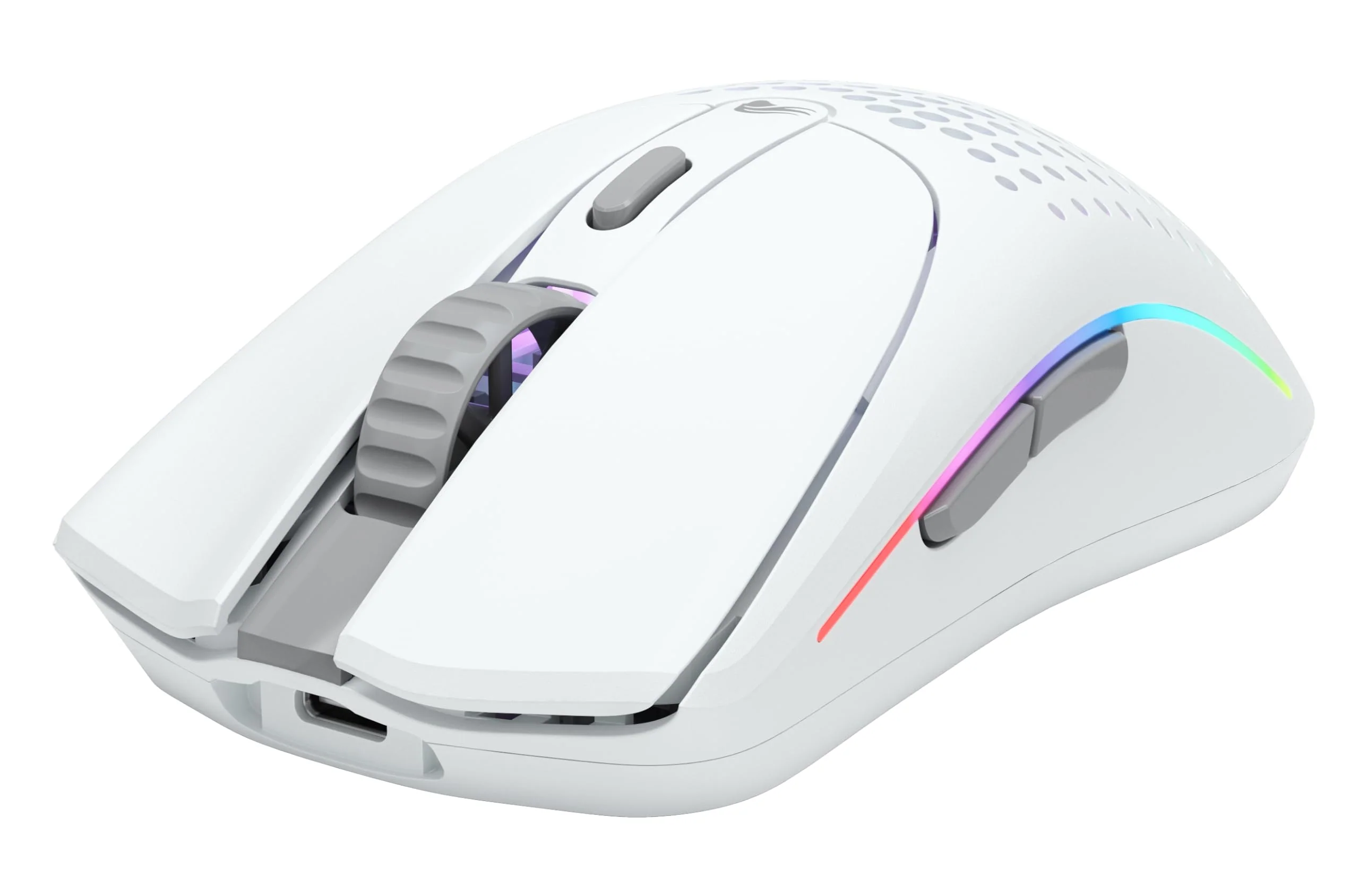 Glorious Gaming Model O 2 Wireless Gaming Mouse – 2,4 GHz & Bluetooth hybrid, superleichte 68 g, lange Akkulaufzeit, 26 k BAMF 2.0 Sensor, RGB-Beleuchtung, beidhändig, 6 Tasten, PTFE-Füße – Weiß - Image 10