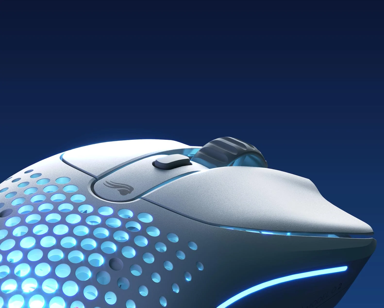 Glorious Gaming Model O 2 Wireless Gaming Mouse – 2,4 GHz & Bluetooth hybrid, superleichte 68 g, lange Akkulaufzeit, 26 k BAMF 2.0 Sensor, RGB-Beleuchtung, beidhändig, 6 Tasten, PTFE-Füße – Weiß - Image 9