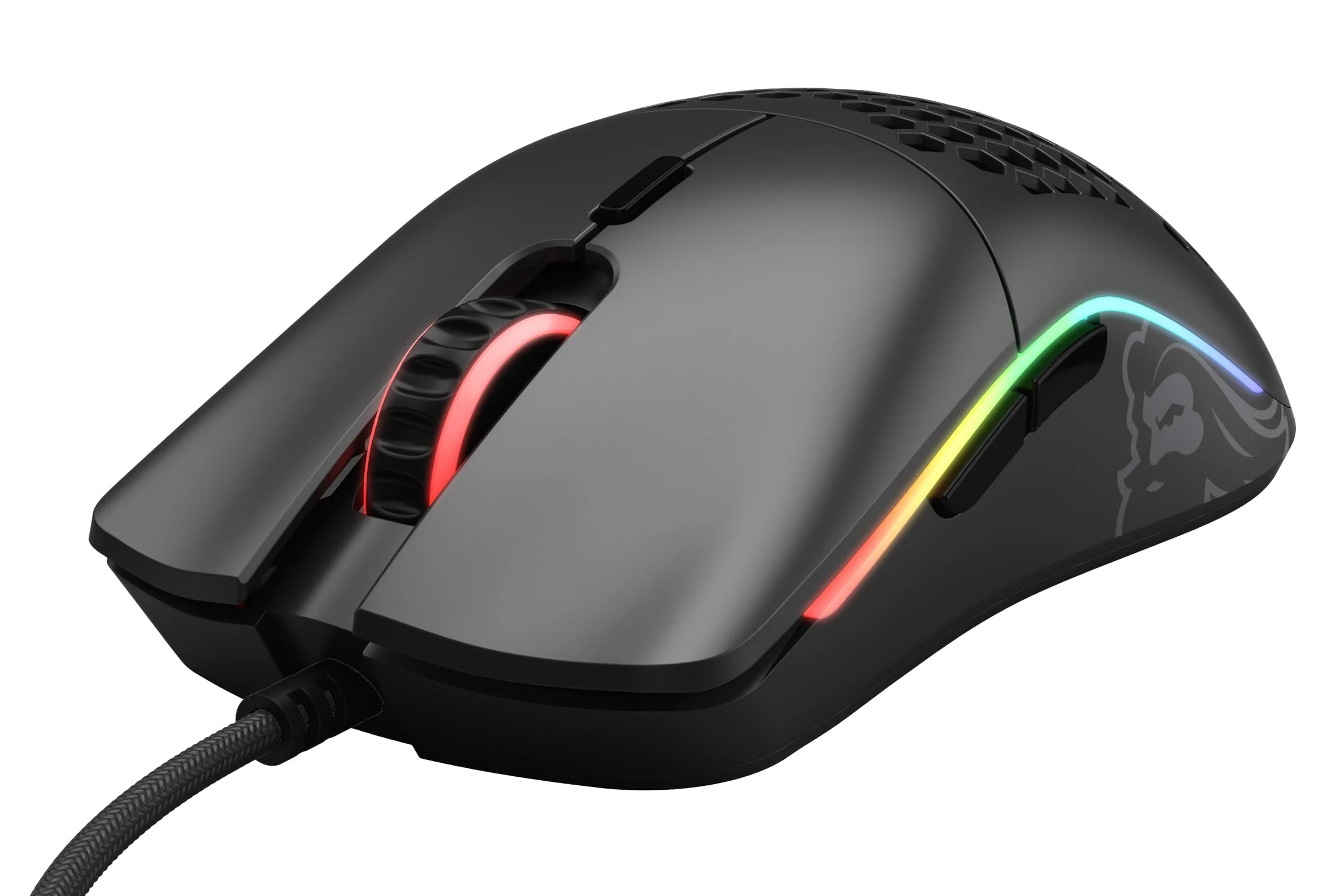 Glorious Gaming Model O Wired Gaming Mouse – superleichtes Wabendesign mit 67 g, RGB-Beleuchtung, Pixart 3360 Sensor, Omron-Schaltern, beidhändig – Mattschwarz - Image 10