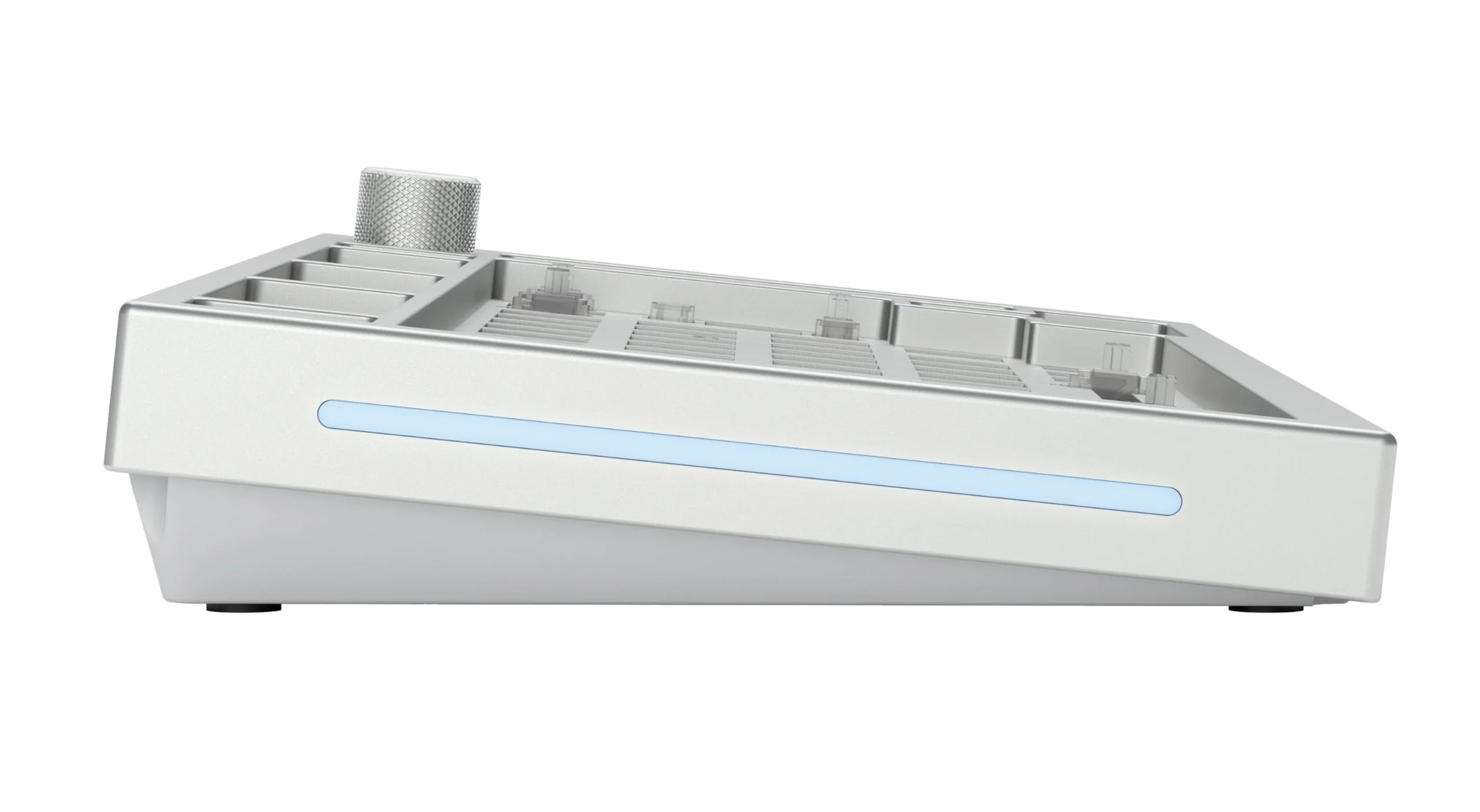 Glorious Pc Gaming Race GMMK Pro - 75% TKL Modular Gaming Keyboard Mechanical mit RGB Beleuchtung - Vollständige Anpassung auf Dichtungen montiert - Barebones (ISO-Layout, Weiß) - Image 13