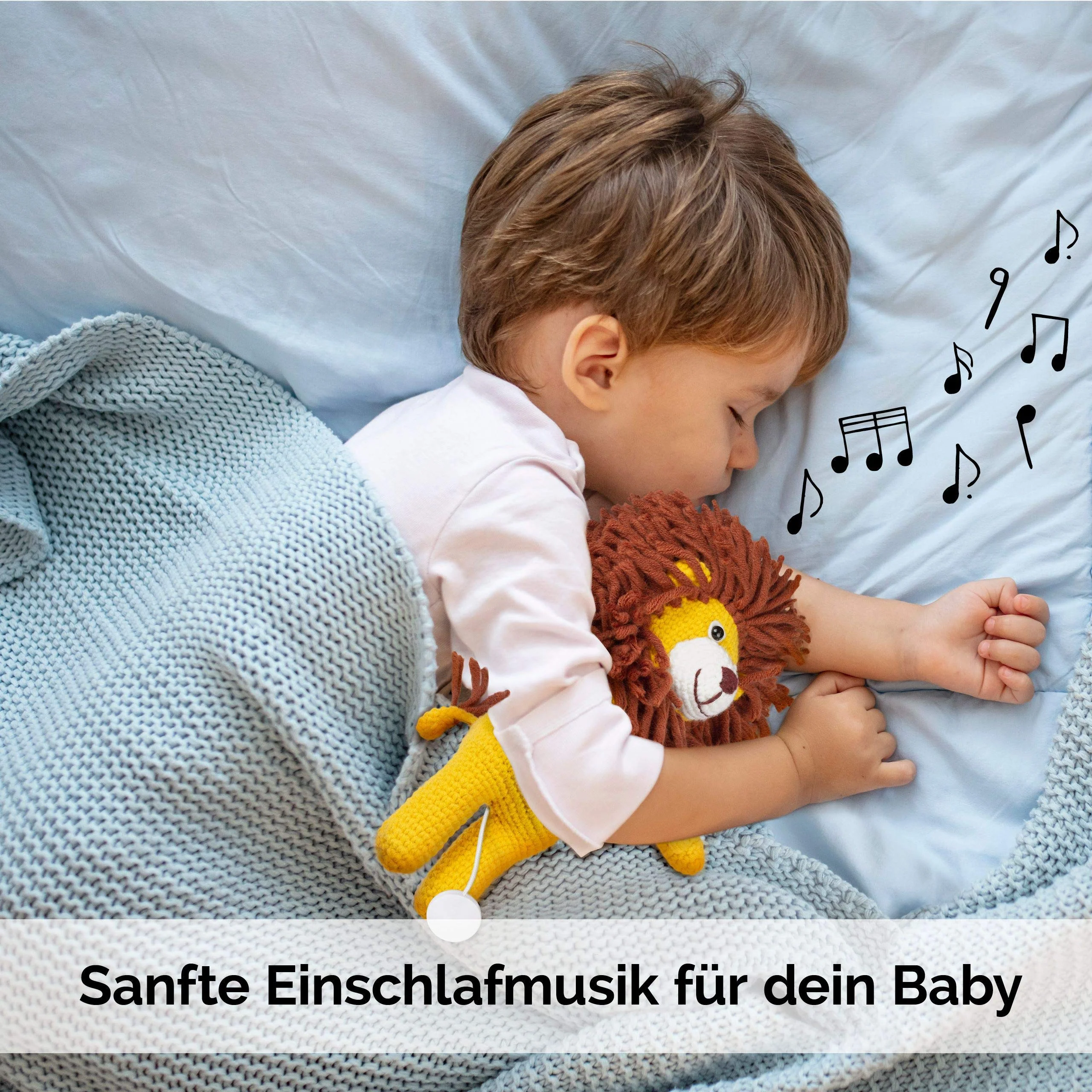 GLÜCKSWOLKE Spieluhr Werk mit Gratis E-Book I 14 Melodien zur Auswahl (LaLeLu) I Spieluhrwerk zum einnähen I Ersatz Spielwerk waschbar I Musikdose aufziehen I Baby Musik la le lu - Image 3