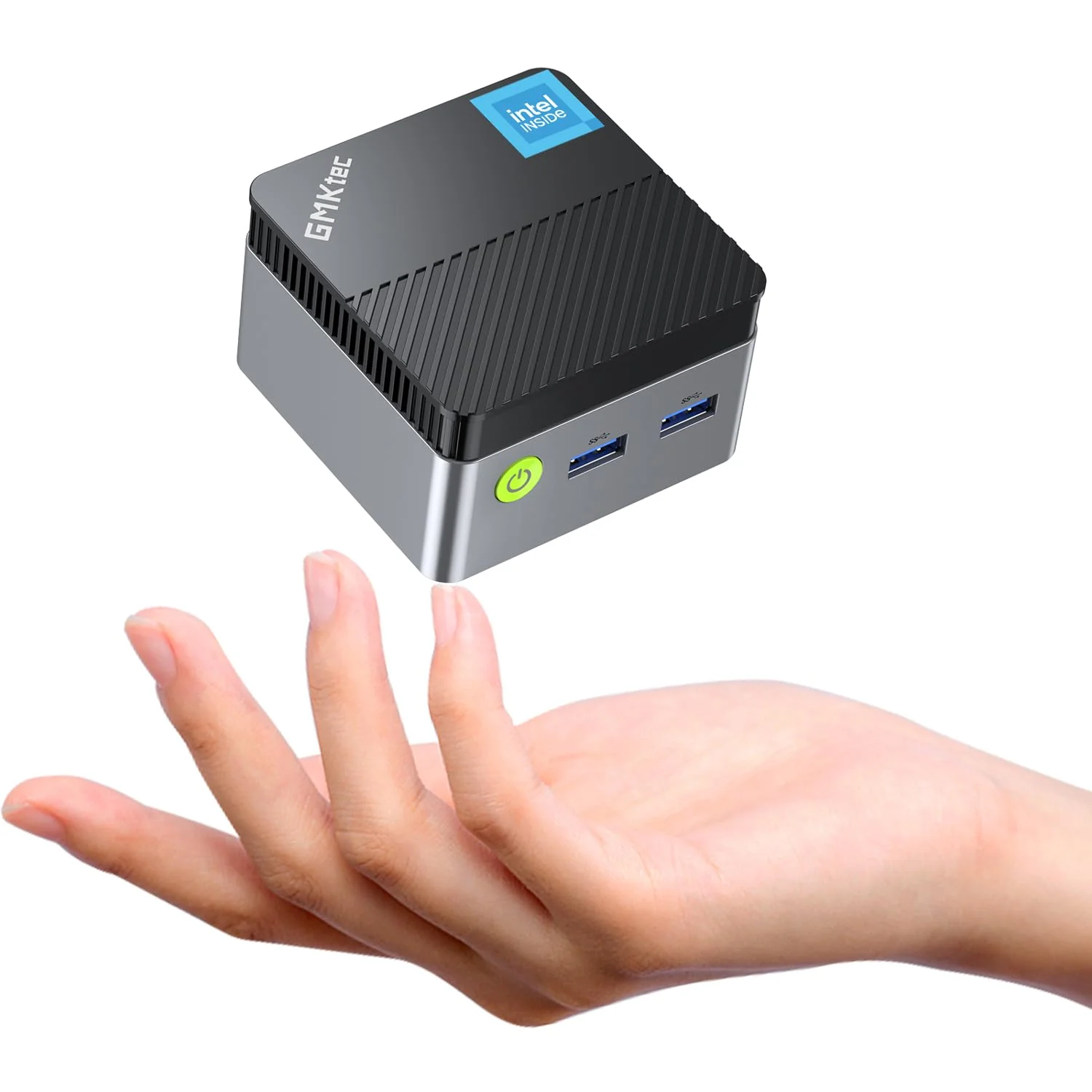 GMKtec Mini PC N97 11 Pro Micro Desktop Computer, 12. Gen Intel N97 (bis zu 3.60GHz) 12GB DDR5+512GB SSD,USB3.2, HDMI*2 für Business, Schule, Büro, Nucbox G5 12+512
