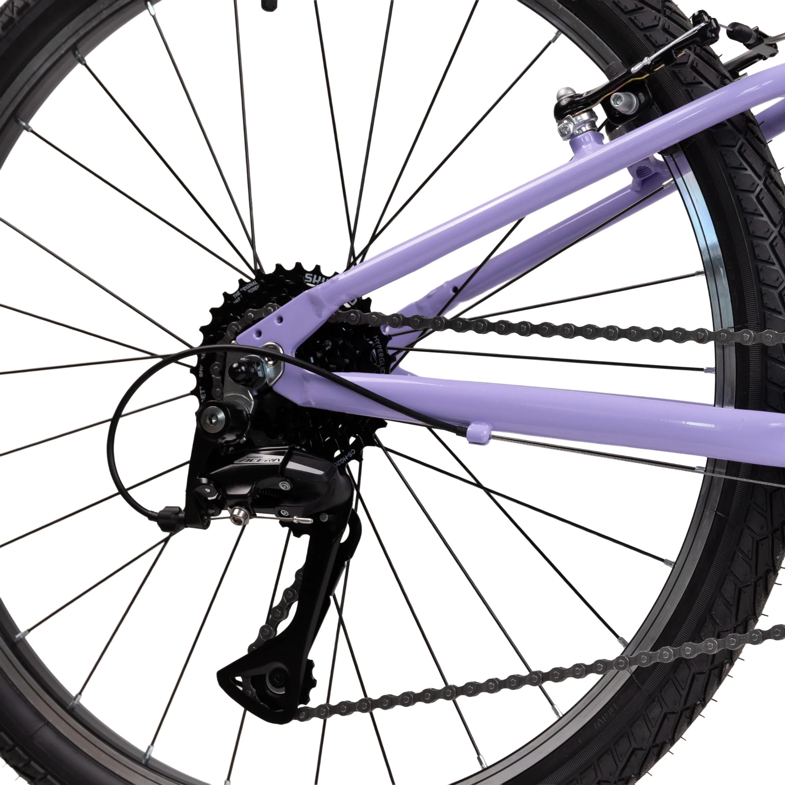 Goetze Light 24 Zoll Kinderfahrrad | Superleichtes MTB Hardtail | 8-Gang Kettenschaltung mit Drehschalter | V-Bremse vorne & hinten | Alurahmen 11" | ab 120 cm Körpergröße - Image 7