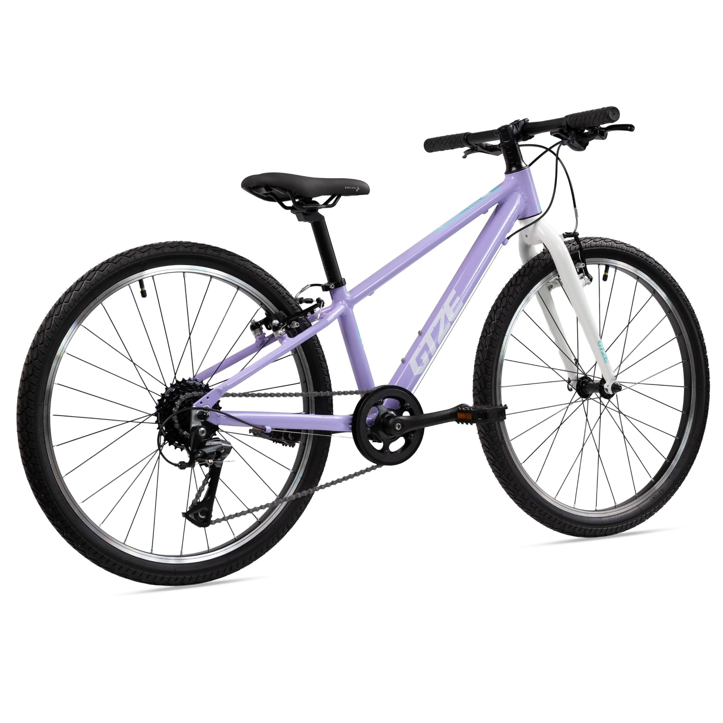 Goetze Light 24 Zoll Kinderfahrrad | Superleichtes MTB Hardtail | 8-Gang Kettenschaltung mit Drehschalter | V-Bremse vorne & hinten | Alurahmen 11" | ab 120 cm Körpergröße - Image 8