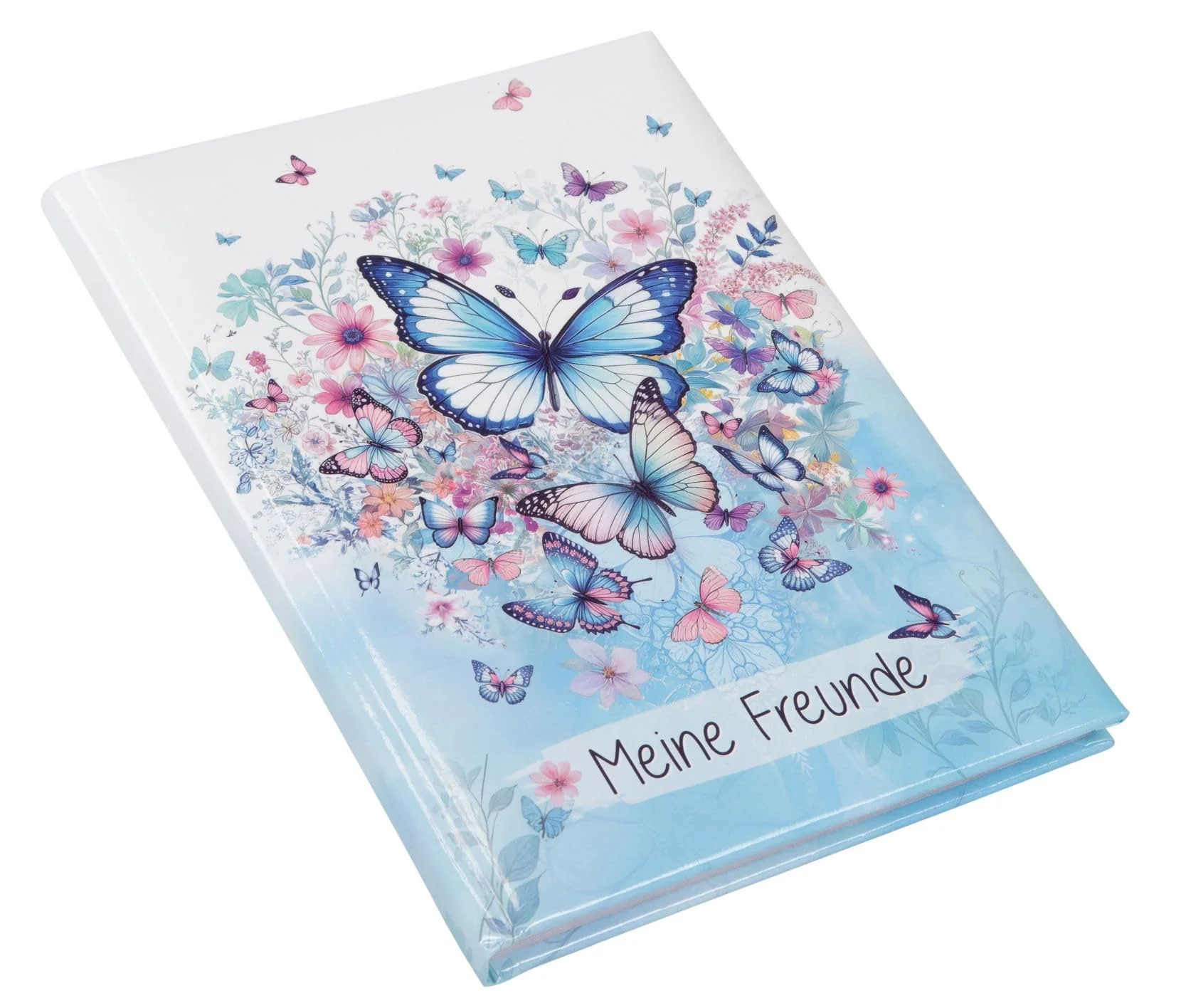 goldbuch 43 155 Freundebuch Schmetterlingsgarten, Freundschaftsbuch im Format DIN A5 mit 84 illustrierte Seiten, für Kita, Hort und Grundschule, für Beste Freunde in der Schulzeit, Kunstdruck Einband - Image 5