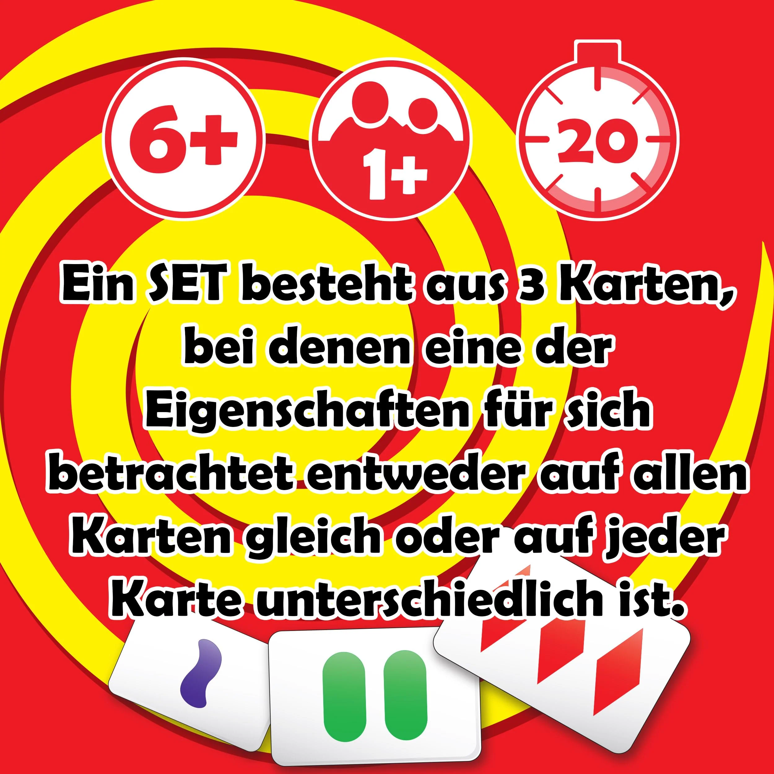 Goliath – Set (Deutsche Ausgabe), Kartenspiel ab 6 Jahren, Gesellschaftsspiel für 1-8 Spieler, Geeignet für Jung und Alt, Teste Deine Mustererkennung - Image 4