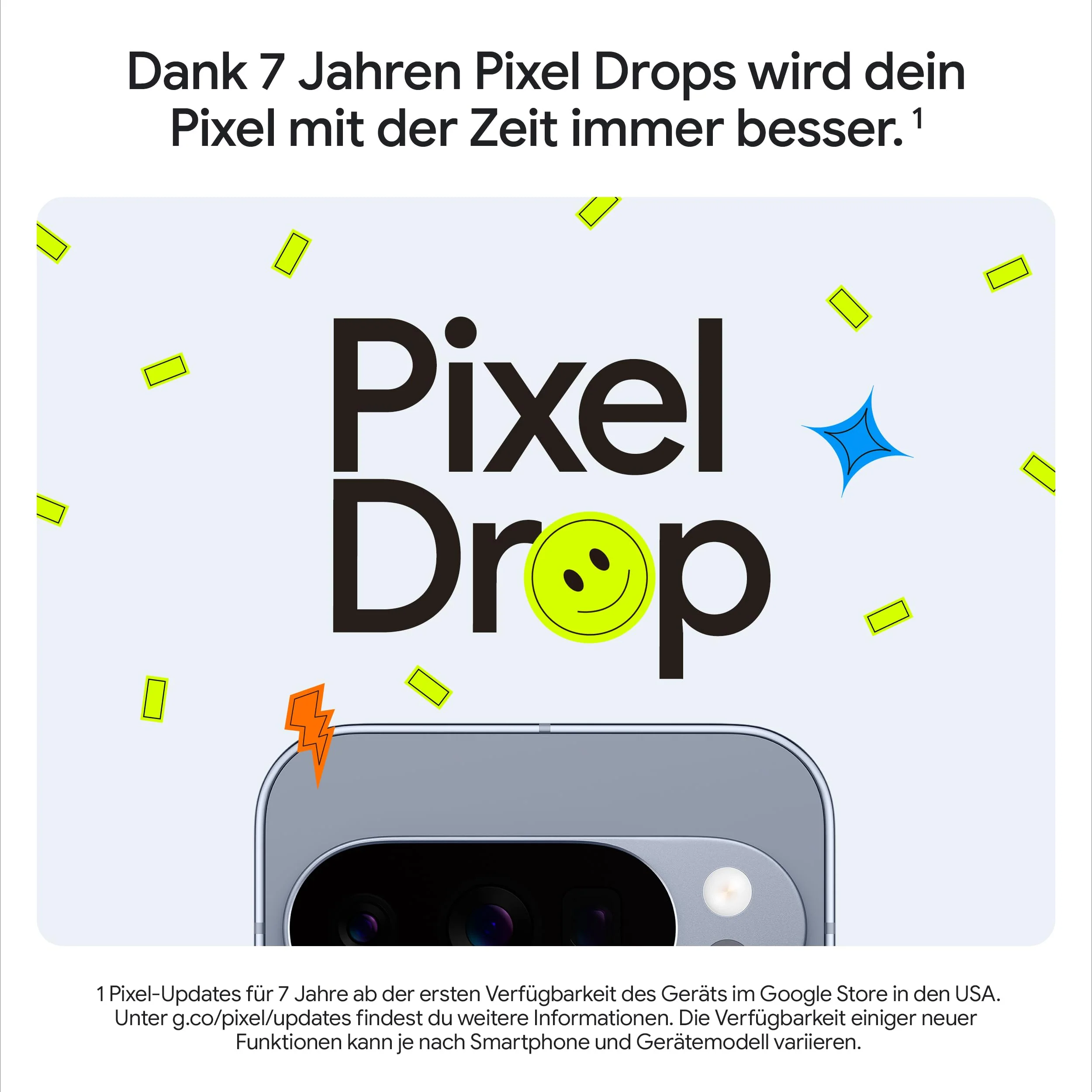 Google Pixel 10 Pro – Android-Smartphone ohne SIM-Lock, mit Gemini, Dreifach-Rückkamerasystem, mehr als 24 Stunden Akkulaufzeit und 6,3 Zoll großem Super Actua-Display – Obsidian, 128GB - Image 8