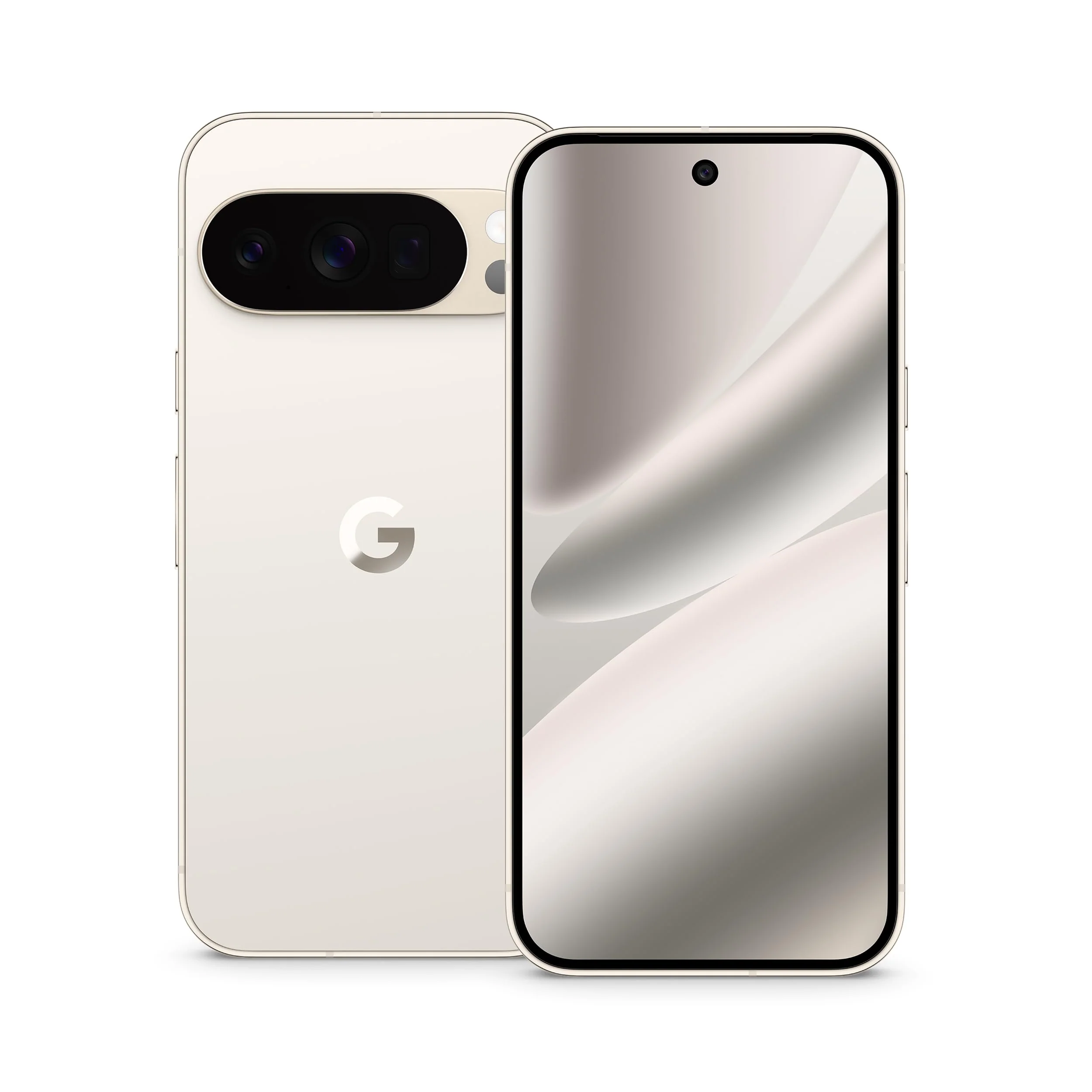 Google Pixel 10 Pro – Android-Smartphone ohne SIM-Lock, mit Gemini, Dreifach-Rückkamerasystem, mehr als 24 Stunden Akkulaufzeit und 6,3 Zoll großem Super Actua-Display – Porcelain, 128GB
