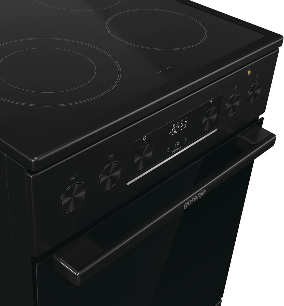 Gorenje GECS5C70BPA Elektro-Standherd mit Glaskeramik-Kochfeld /50cm/70 Liter/GentleClose/Schnellaufheizung/AirFry/ExtraSteam/Teleskopauszüge/AquaClean/schwarz - Image 11