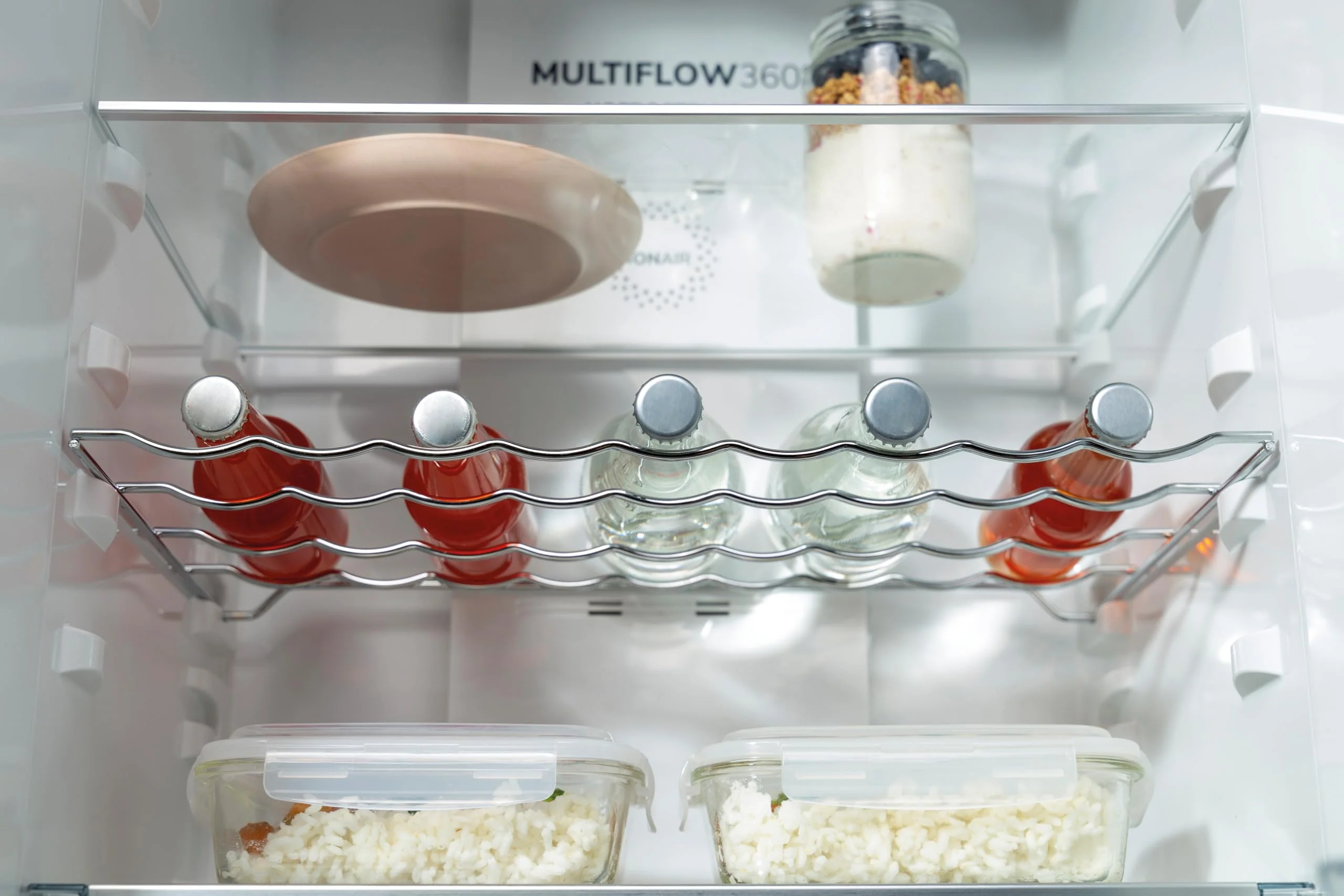 Gorenje NRK61CA2XL4Z Kühl-Gefrierkombination/NoFrostPlus/Multiflow 360° / ConvertZeroZone/AdaptTech/LED Display / 185 cm/Kühlteil 255 l/Gefrierteil 106 l / 35 dB/EEK: C/Edelstahl - Image 3