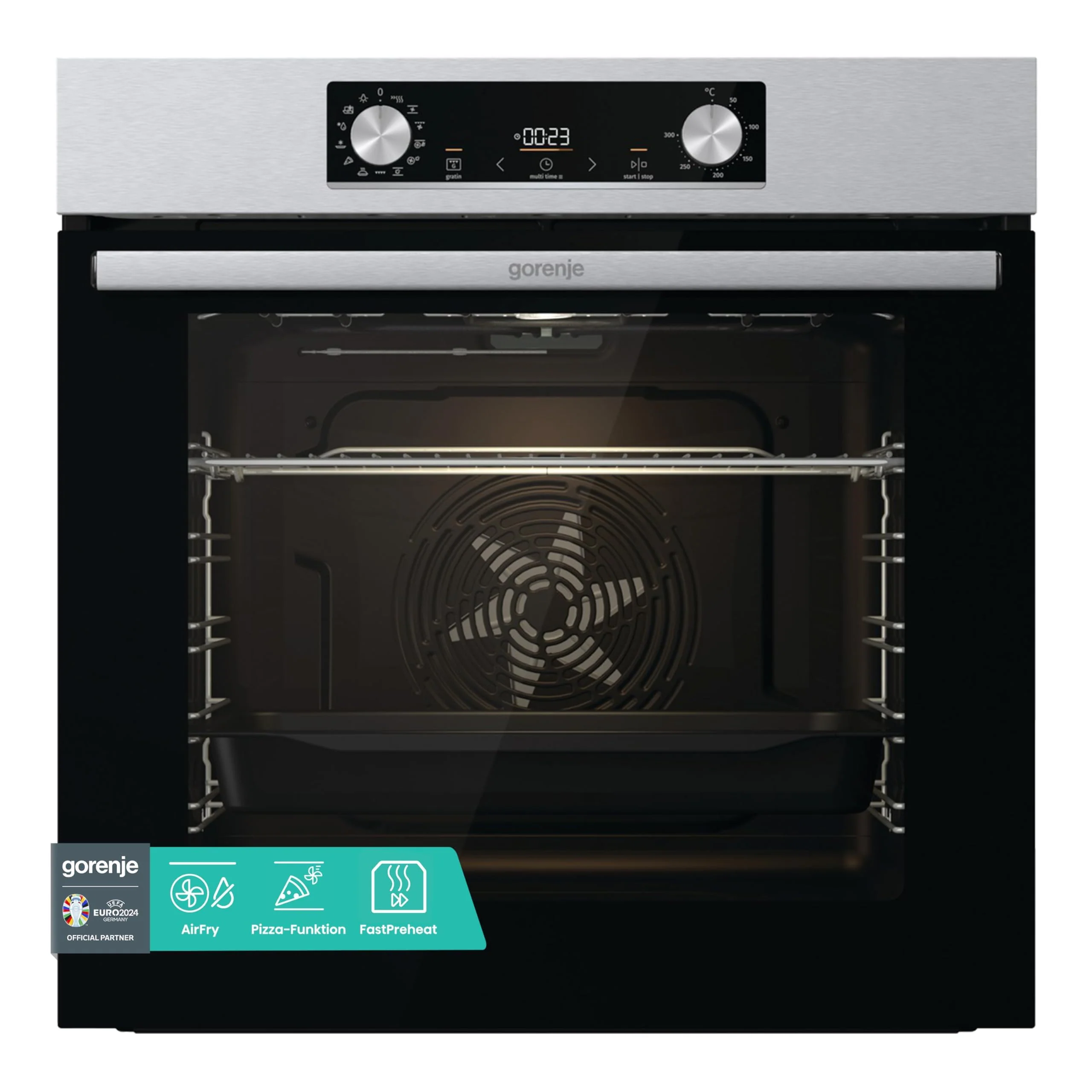Gorenje OptiBake BOS 6737 E02X Einbau-Backofen / 77L / AquaClean/Heißluft/ExtraSteam/AirFry/PerfectGrill/Pizzamode 300°C/Edelstahl, Inox - Image 10