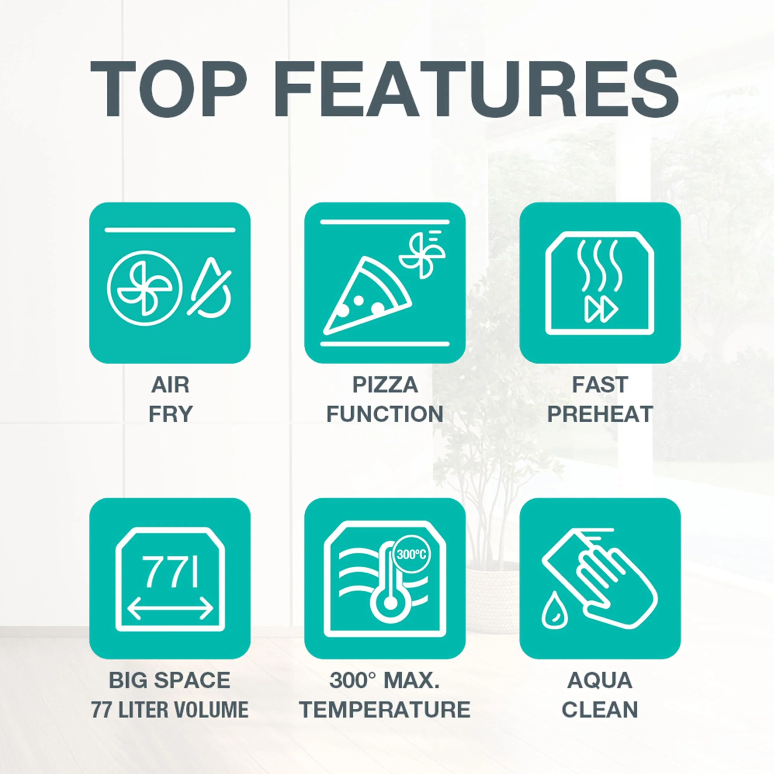 Gorenje OptiBake BOS6737 E02B Einbau-Backofen / 77L / AquaClean/Heißluft/ExtraSteam/AirFry/PerfectGrill/Pizzamode 300°C/Schwarz - Image 12