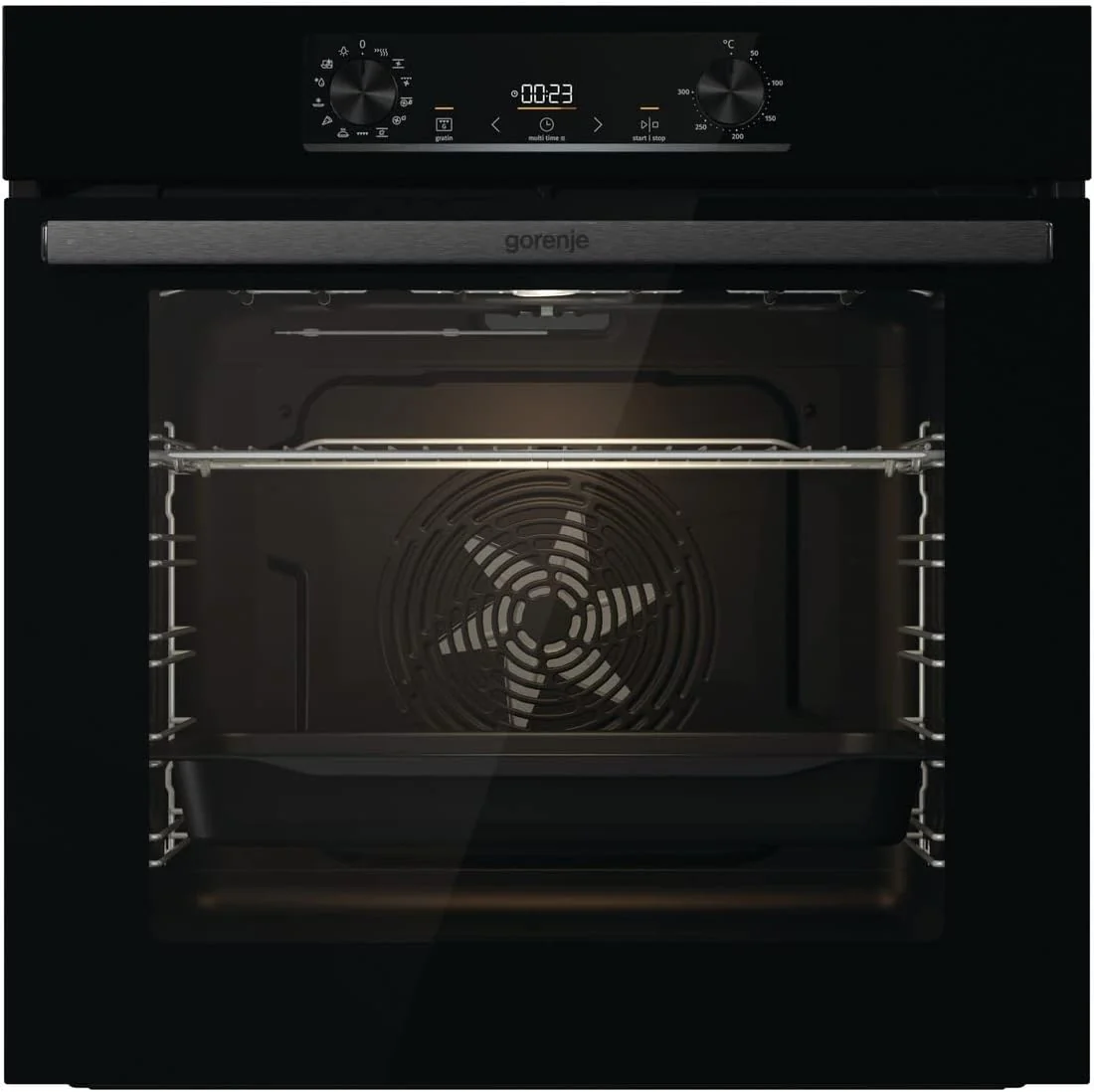 Gorenje OptiBake BOS6737 E02B Einbau-Backofen / 77L / AquaClean/Heißluft/ExtraSteam/AirFry/PerfectGrill/Pizzamode 300°C/Schwarz - Image 4