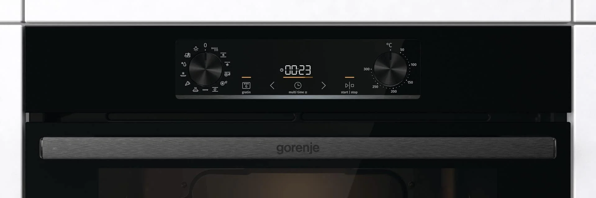 Gorenje OptiBake BOS6737 E02B Einbau-Backofen / 77L / AquaClean/Heißluft/ExtraSteam/AirFry/PerfectGrill/Pizzamode 300°C/Schwarz - Image 9