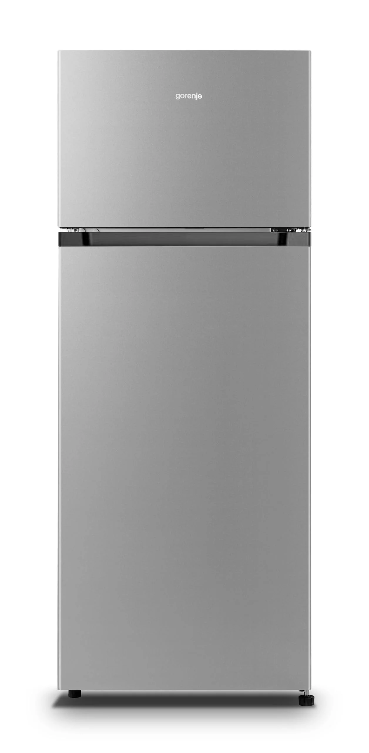 Gorenje RF414EPS4 Doppeltürkühlschrank mit Gefrierteil oben, 165 Liter Kühleil, 41 Liter Gefrierteil, LED Innenbeleuchtung, Energieeffizienzklasse E, 143,6cm x 55cm, silber - Image 2