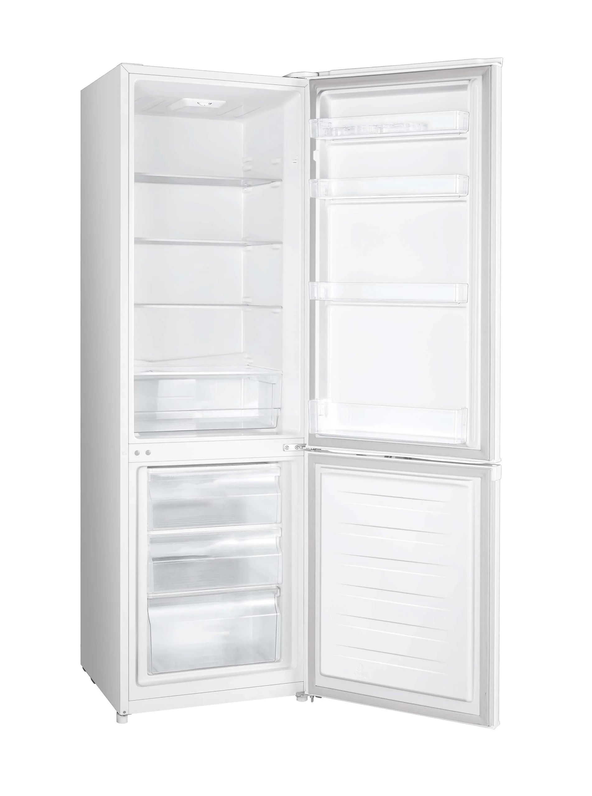 Gorenje RK 4182 PW4 Kühl-Gefrierkombination, 269 Liter Gesamtkapazität, 198 Liter Kühlteil, 71 Liter Gefrierteil, LED-Beleuchtung, Gemüsefach, Türanschlag wechselbar, weiß - Image 5