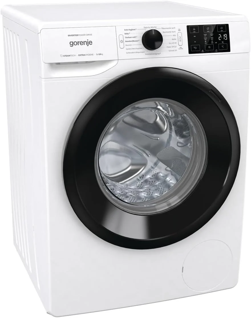 Gorenje W2AM 14 AP Waschmaschine mit 10 kg Fassungsvermögen, Made in Europe, 16 Programme, SteamTech, AquaStop, Kindersicherung, StopAdd Go, Daunenwäsche, weiß - Image 10