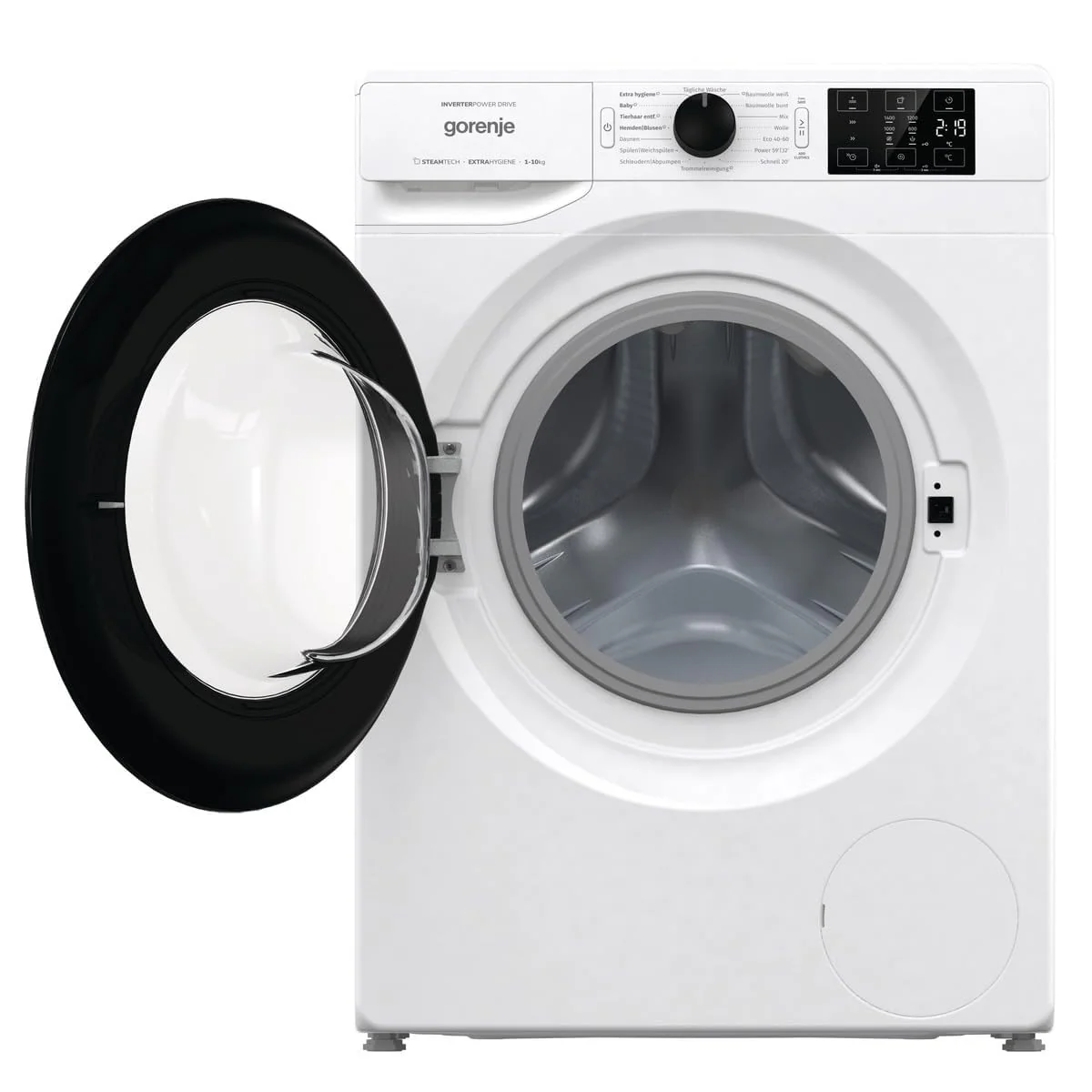 Gorenje W2AM 14 AP Waschmaschine mit 10 kg Fassungsvermögen, Made in Europe, 16 Programme, SteamTech, AquaStop, Kindersicherung, StopAdd Go, Daunenwäsche, weiß - Image 8