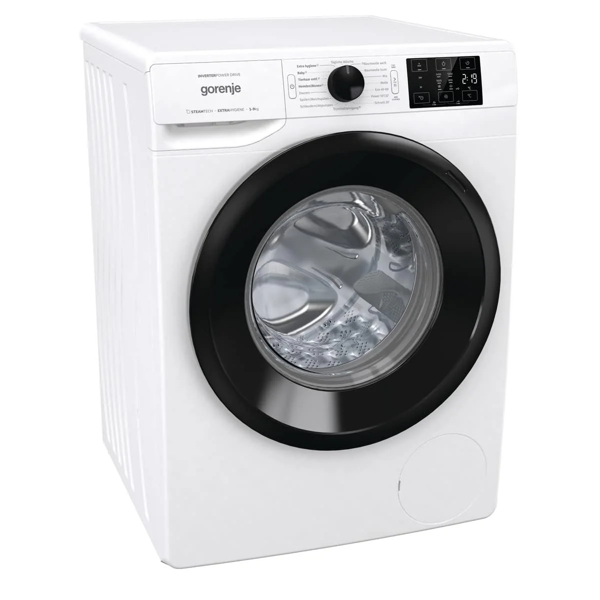 Gorenje WAM 94 AP Waschmaschine mit Dampffunktion / 9 kg / 1400 U / 16 Programme/AquaStop/Inverter PowerDrive Motor/Edelstahltrommel/Kindersicherung/EEK A/weiß - Image 5