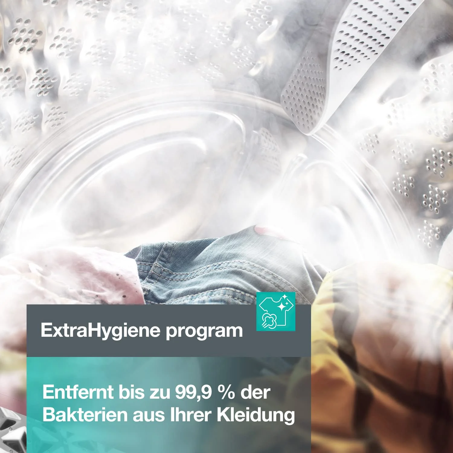 Gorenje WNEI 84 BPS Waschmaschine mit Dampffunktion / 8 kg / 1400 U/min /16 Programme Inverter Motor/Edelstahltrommel/AquaStop/Kindersicherung/SterilTub/Weiß - Image 14