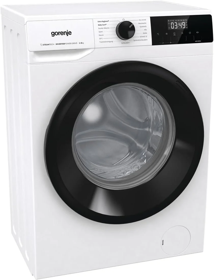 Gorenje WNHPI64SAPS/DE Waschmaschine mit Dampffunktion / 6 kg / 1400 U/Min / 15 Programme/AquaStop/Inverter PowerDrive Motor/Edelstahltrommel/Kindersicherung/EEK A/weiß - Image 5