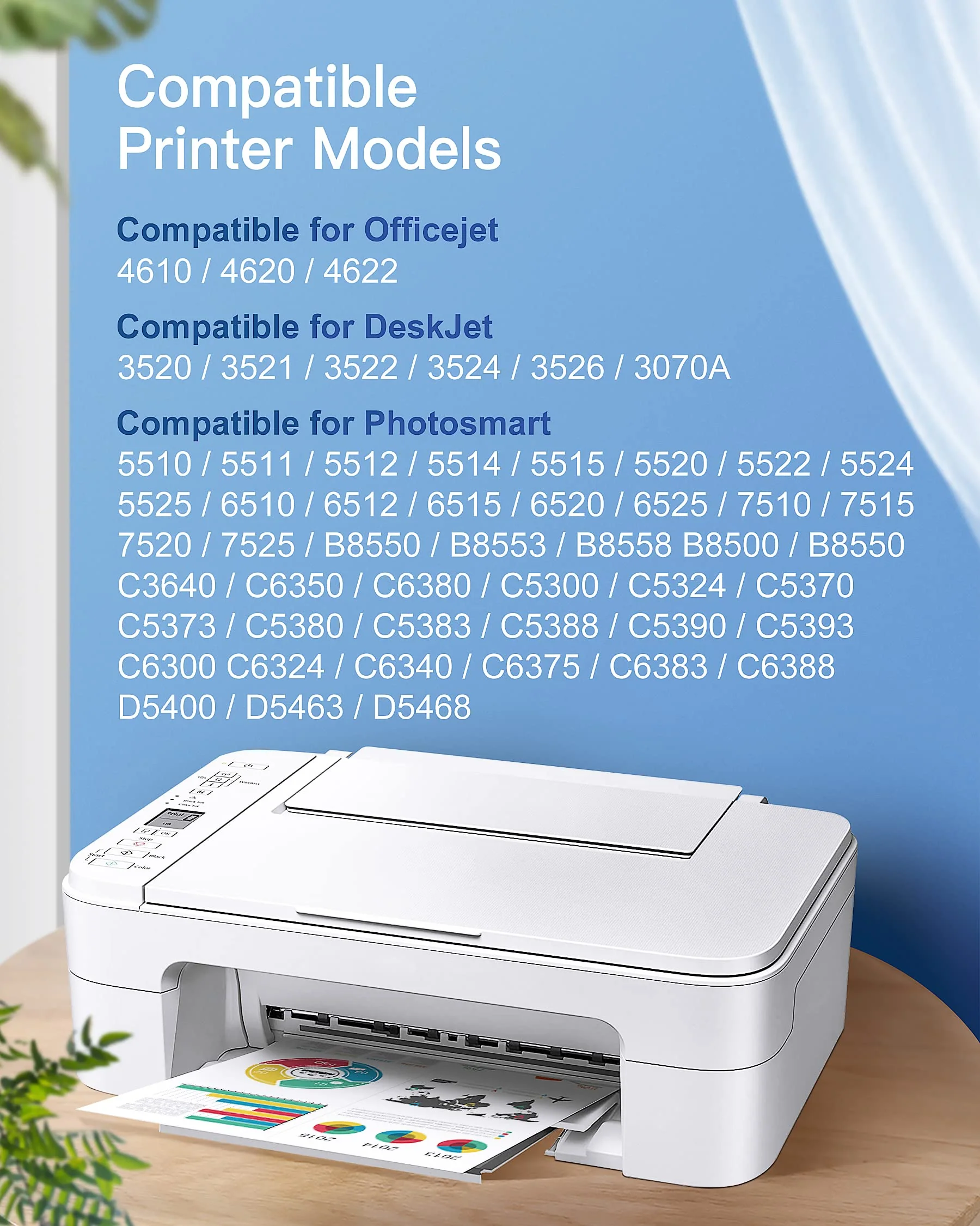 GPC IMAGE 364XL Kompatible für HP 364 Druckerpatronen XL für Photosmart 5520 5510 5524 6520 7520 7522 Deskject 3520 3070A 3524 3522 Officejet 4622 4620 (Schwarz Cyan Gelb Magenta, 10er-Pack) - Image 5