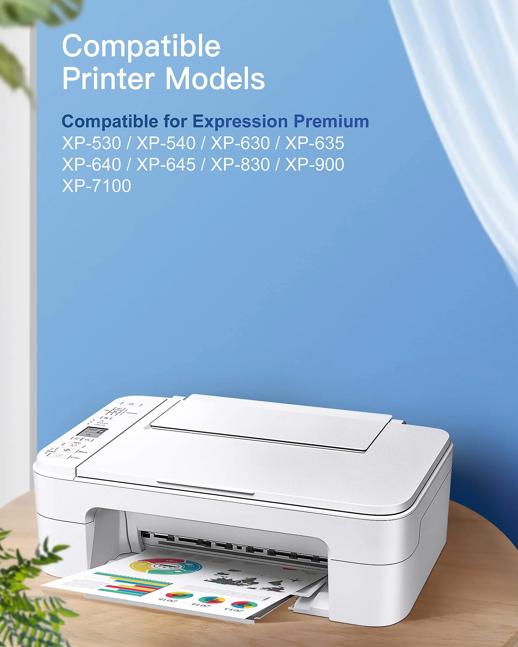 GPC IMAGE Kompatible Tintenpatrone als Ersatz für Epson 33XL für Expression Premium XP-540 XP-530 XP-830 XP-7100 XP-900 XP-640 XP-630 XP-635 XP-645(Schwarz Foto Schwarz Cyan Magenta Gelb, 15er-Pack) - Image 5