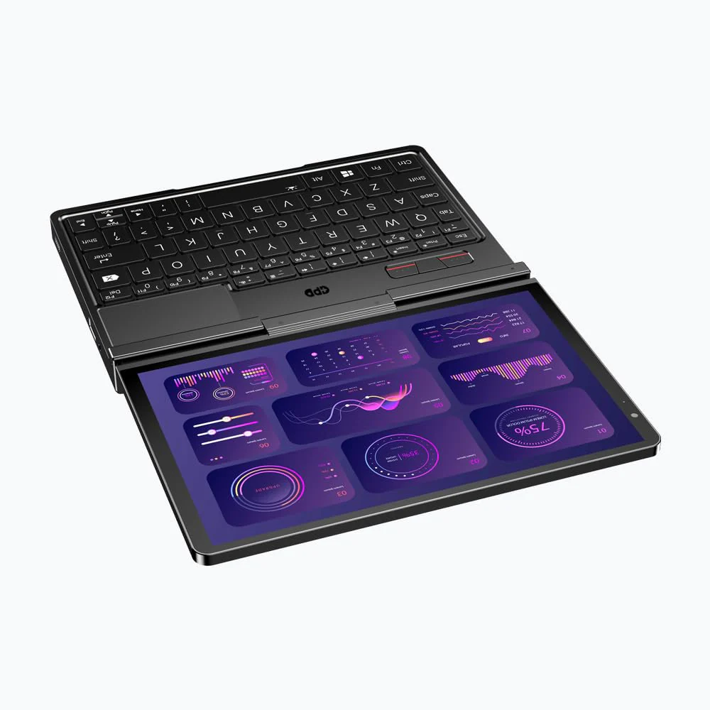 GPD Pocket 4 (AI 9 HX370) – Ultra mobiler PC aus Aluminium mit Windows 11, 8,8 Zoll Ultra HD Display 180° drehbar, Ryzen AI 9 HX370, RAM 32 GB LPDDR5x, SSD NVMe 2 TB, Wi-Fi 6E, Ethernet 2.5G - Image 6