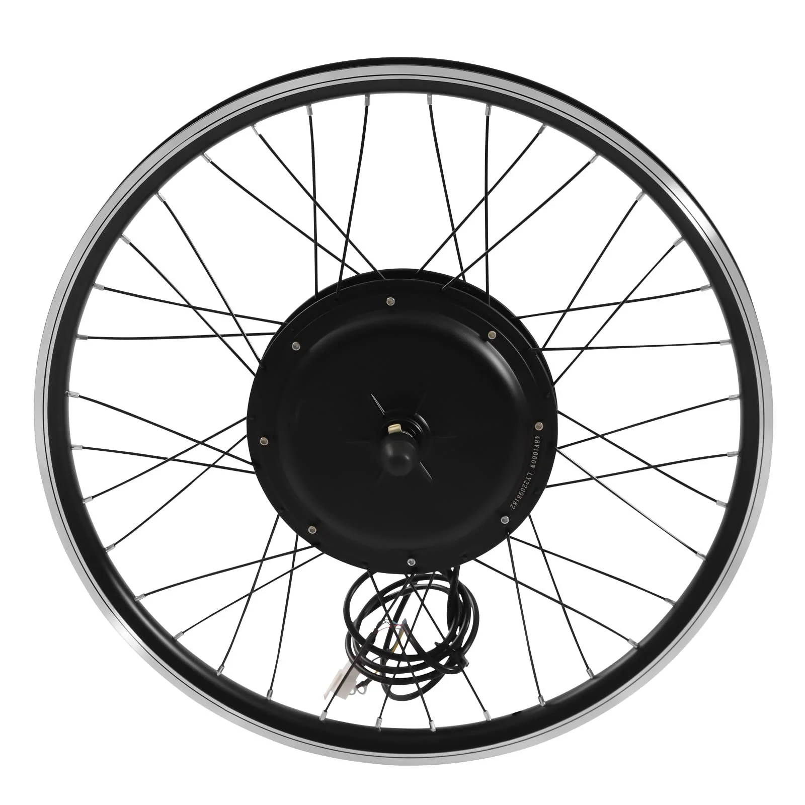 GramStudio 26 Zoll Ebike Umbausatz, 48V 1000W E-Bike Vorderrad Umbausatz Kit, Electric Bicycle Nachrüstsatz, 440RPM, 55km/h, 45N. M, Brushless Motor (Reifen Nicht Enthalten) - Image 2