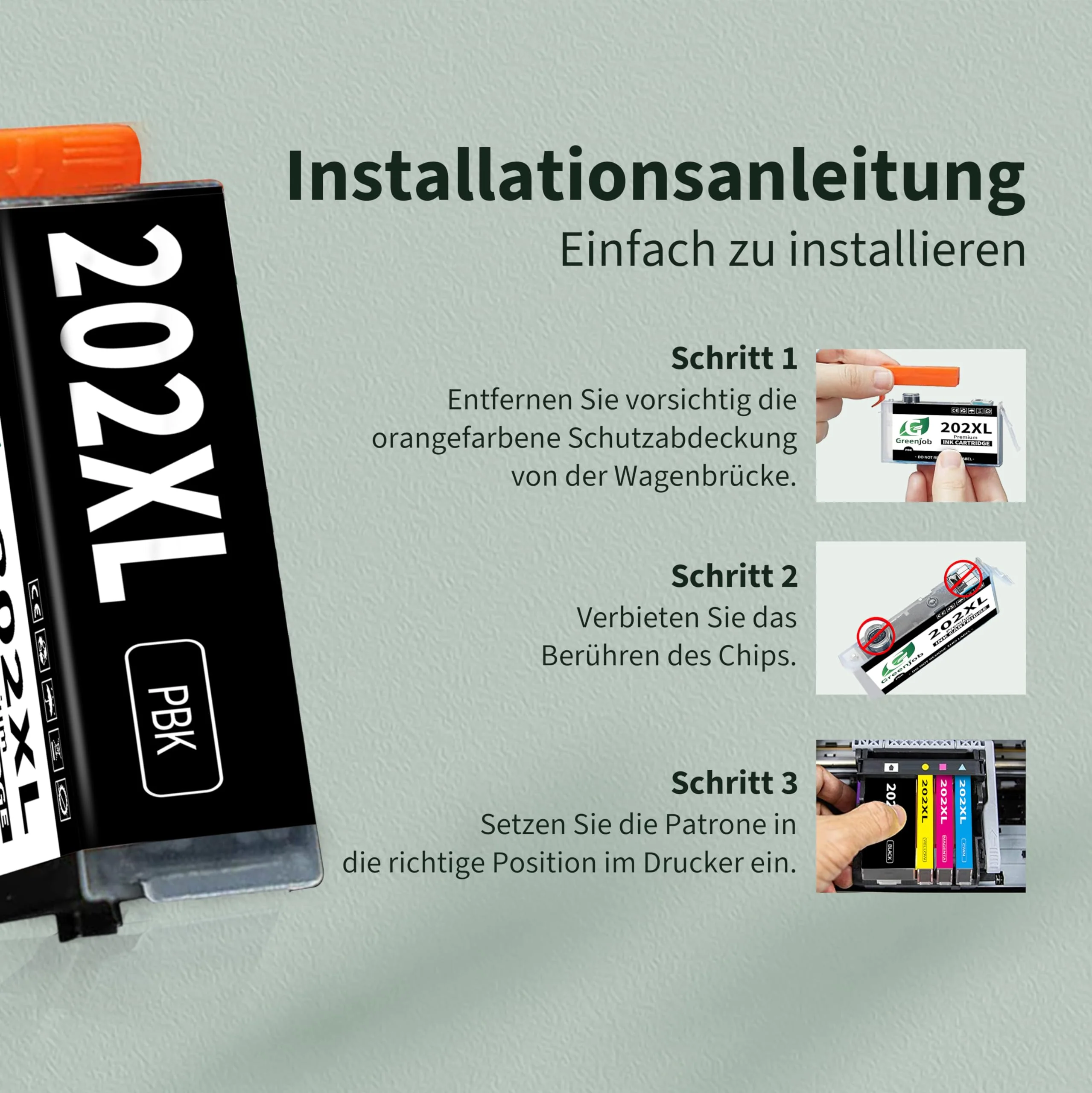 Greenjob 202XL Druckerpatronen für Epson 202 XL Multipack Kompatibel mit Epson Expression Premium XP-6000 XP-6005 XP-6100 XP-6105 XP6000 XP6005 XP6100 XP6105 (10er-Pack) - Image 7