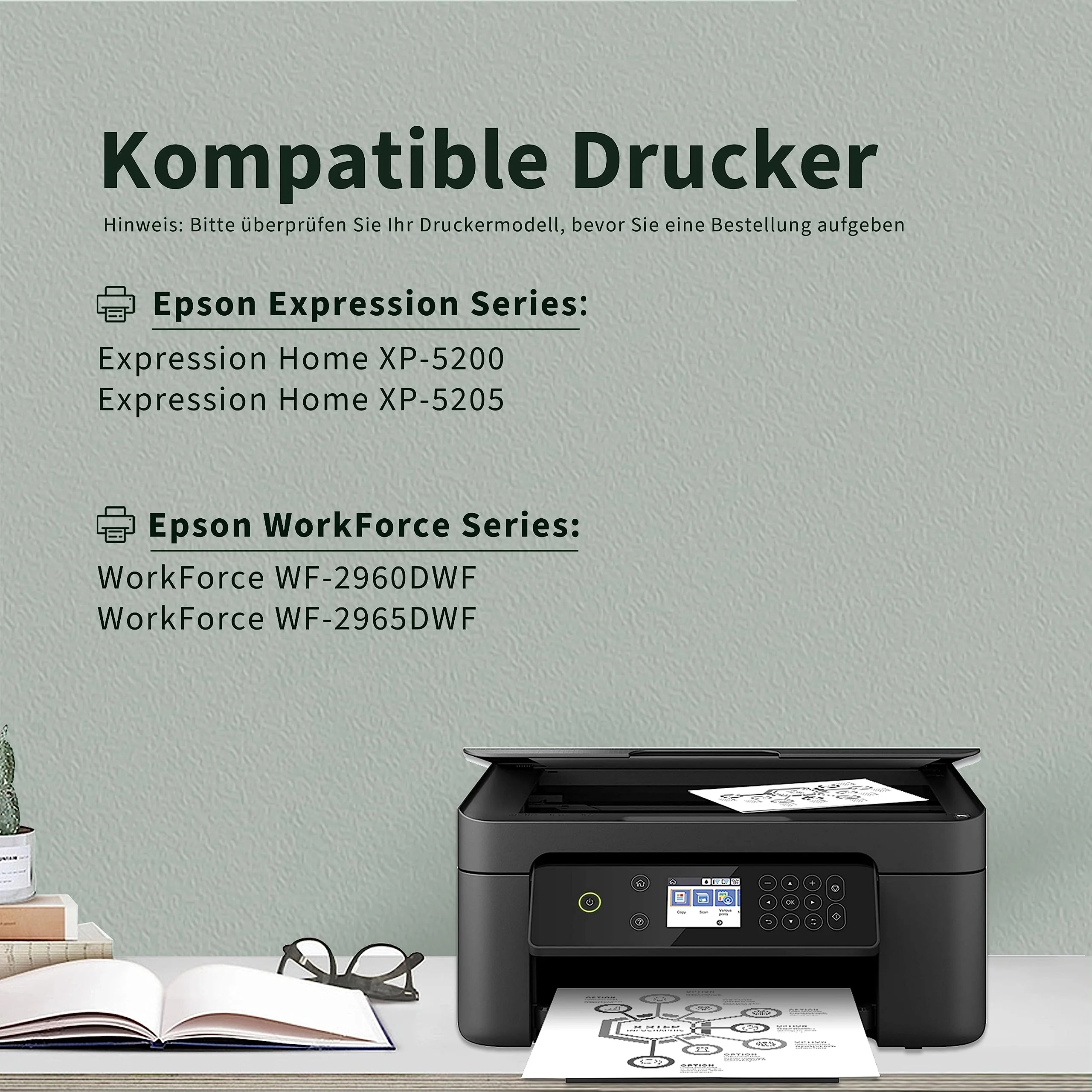 Greenjob 503XL Patronen für Epson 503 Multipack Kompatibel mit Epson Expression Home XP-5200 XP-5205 XP5200 XP5205, Workforce WF-2960 WF-2965 WF2960 WF2965 WF-2960DWF WF-2965DWF (3 Schwarz) - Image 6