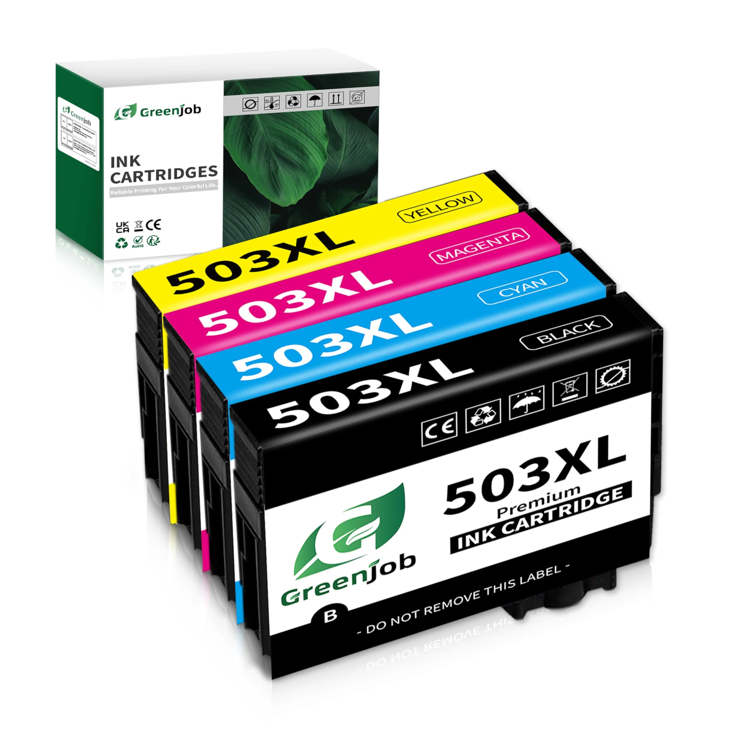 Greenjob 503XL Patronen für Epson 503 Multipack Kompatibel mit Epson Expression Home XP-5200 XP-5205 XP5200 XP5205, Workforce WF-2960 WF-2965 WF2960 WF2965 WF-2960DWF WF-2965DWF (4er-Pack) - Image 6