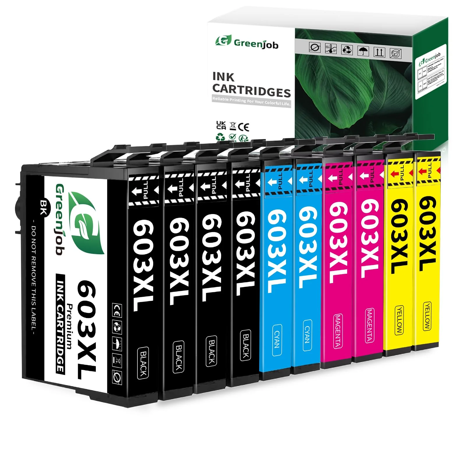 Greenjob 603XL Druckerpatronen für Epson 603 Tintenpatronen Kompatibel mit Epson Expression Home XP-2100 XP-2105 XP-3100 XP-3105 XP-4100 XP-4155 Workforce WF-2810 WF-2830 WF-2835 WF-2850 (10er-Pack) - Image 12