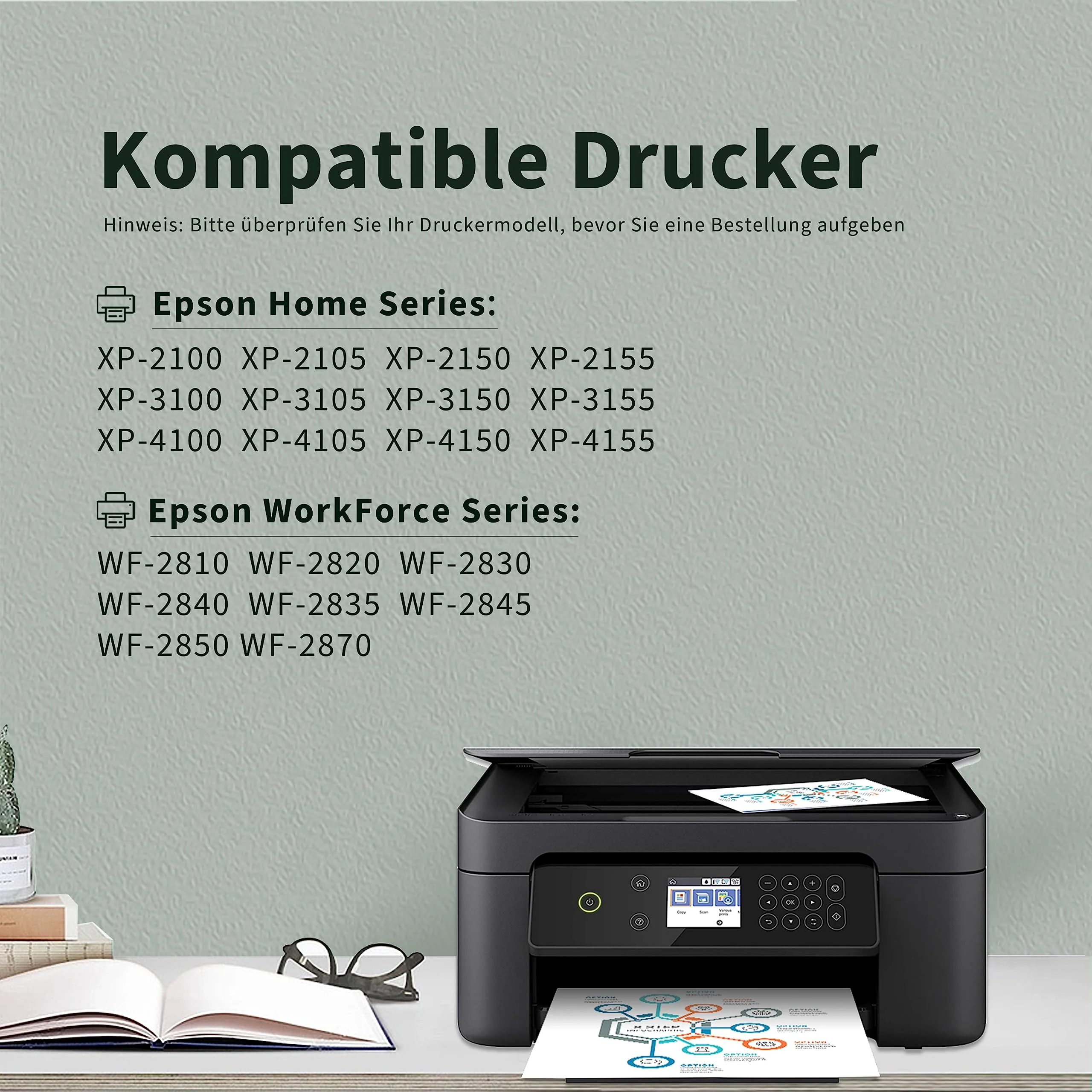 Greenjob 603XL Druckerpatronen für Epson 603 Tintenpatronen Kompatibel mit Epson Expression Home XP-2100 XP-2105 XP-3100 XP-3105 XP-4100 XP-4155 Workforce WF-2810 WF-2830 WF-2835 WF-2850 (10er-Pack) - Image 13