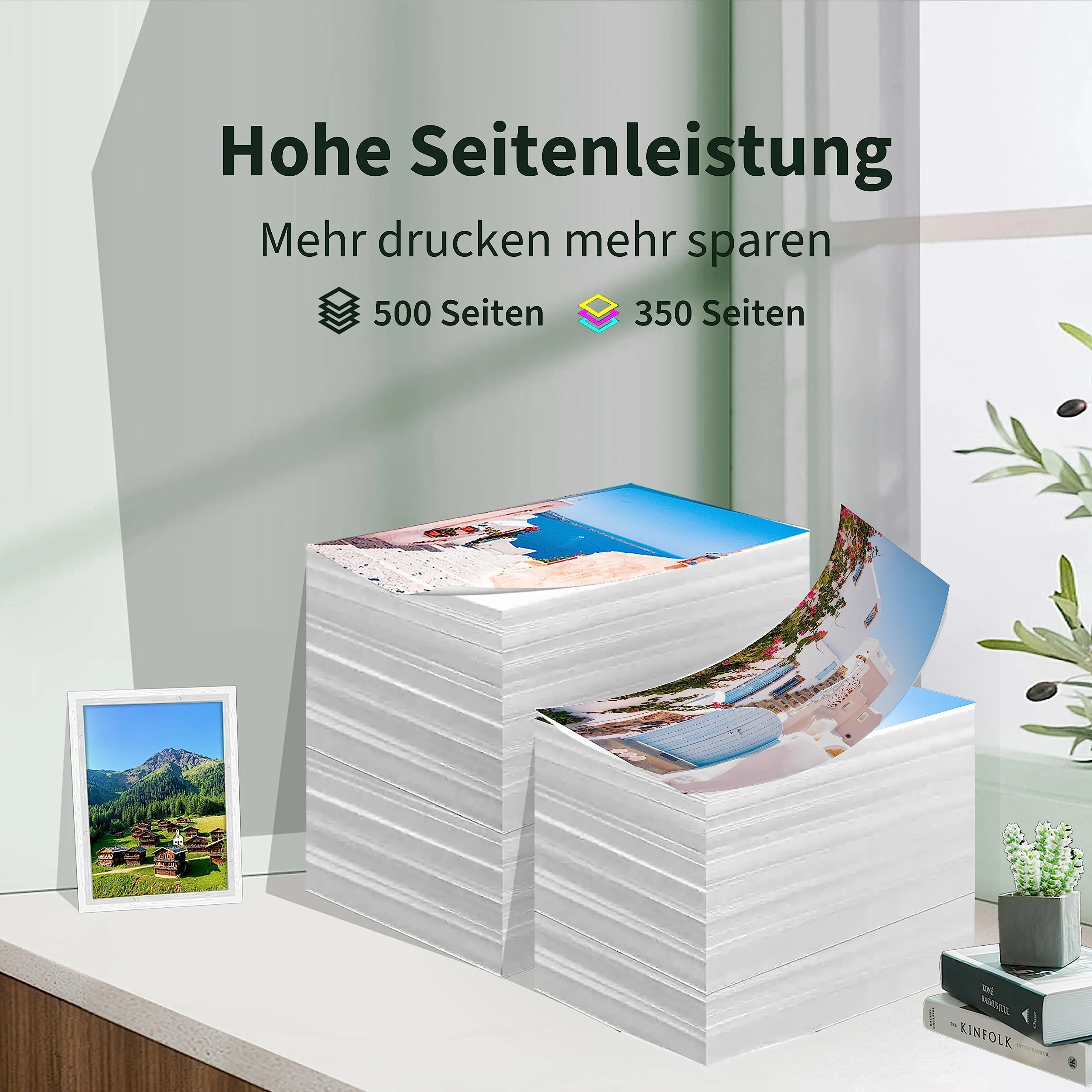 Greenjob 604XL Patronen für Epson 604 Multipack Kompatibel mit Epson Expression Home XP-2200 XP-2205 XP-3200 XP-3205 XP-4200 XP-4205 Workforce WF-2910 WF-2930 WF-2935 WF-2950 (5er-Pack) - Image 4
