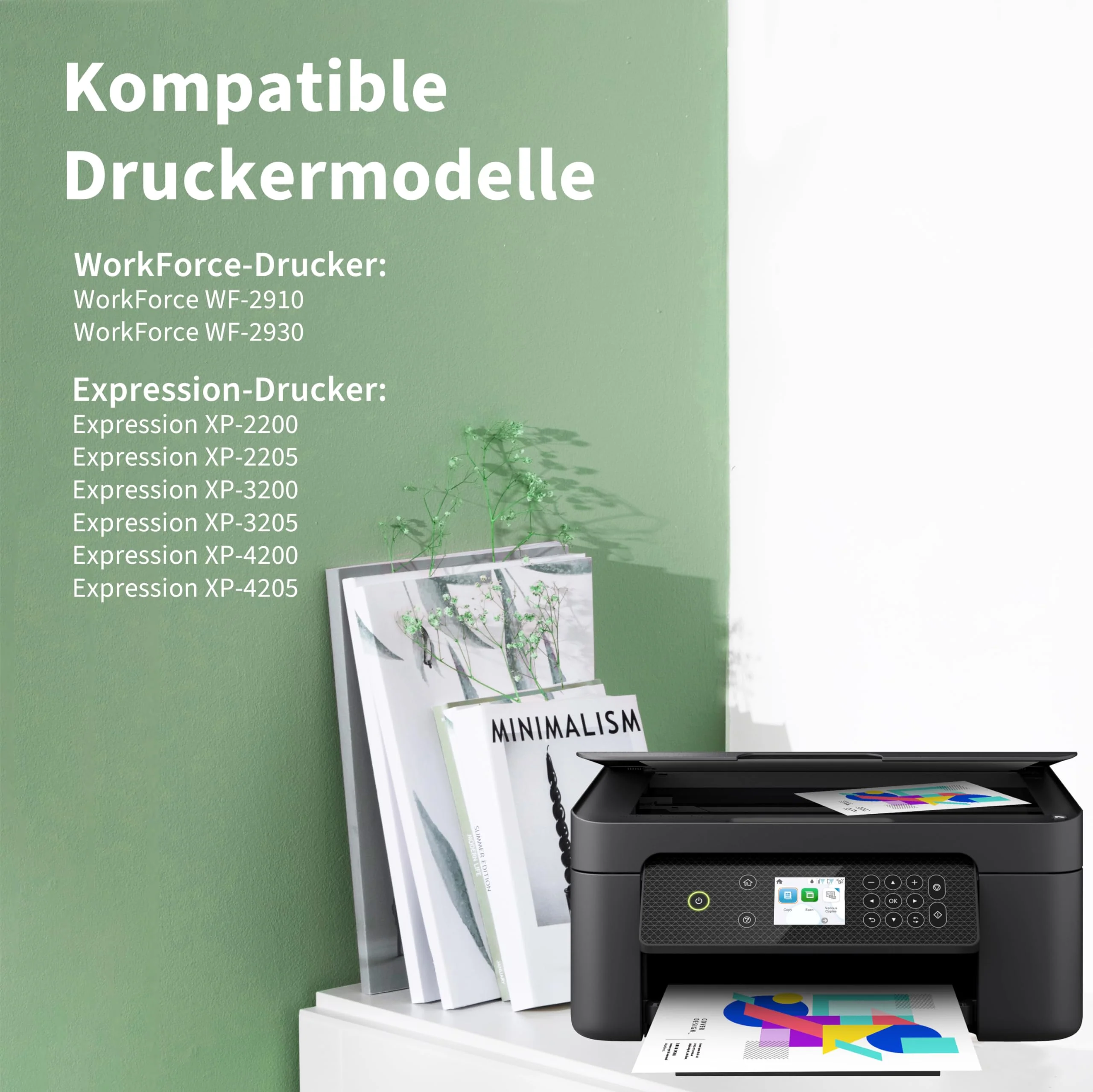 Greenjob 604XL Patronen für Epson 604 Patronen Kompatibel mit Epson Expression Home XP-2200 XP-2205 XP-3200 XP-3205 XP-4200 XP-4205 Workforce WF-2910 WF-2930 WF-2935 WF-2950 (12er-Pack) - Image 4