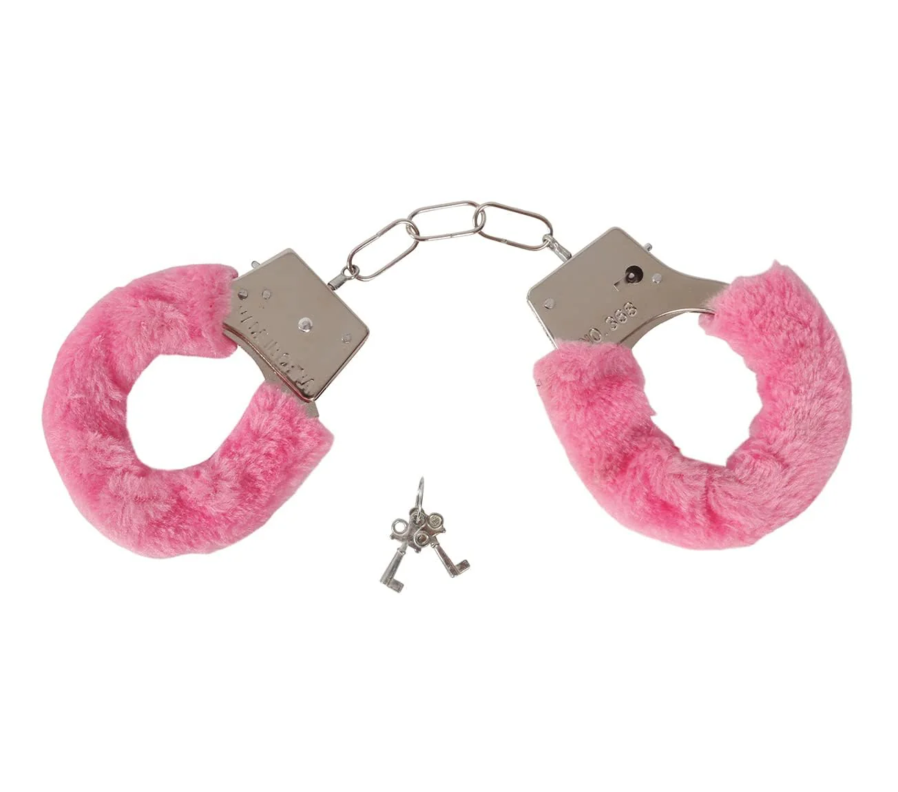 Guirca 17574 Handschellen mit Plüsch und Schlüssel, Rosa - Image 2